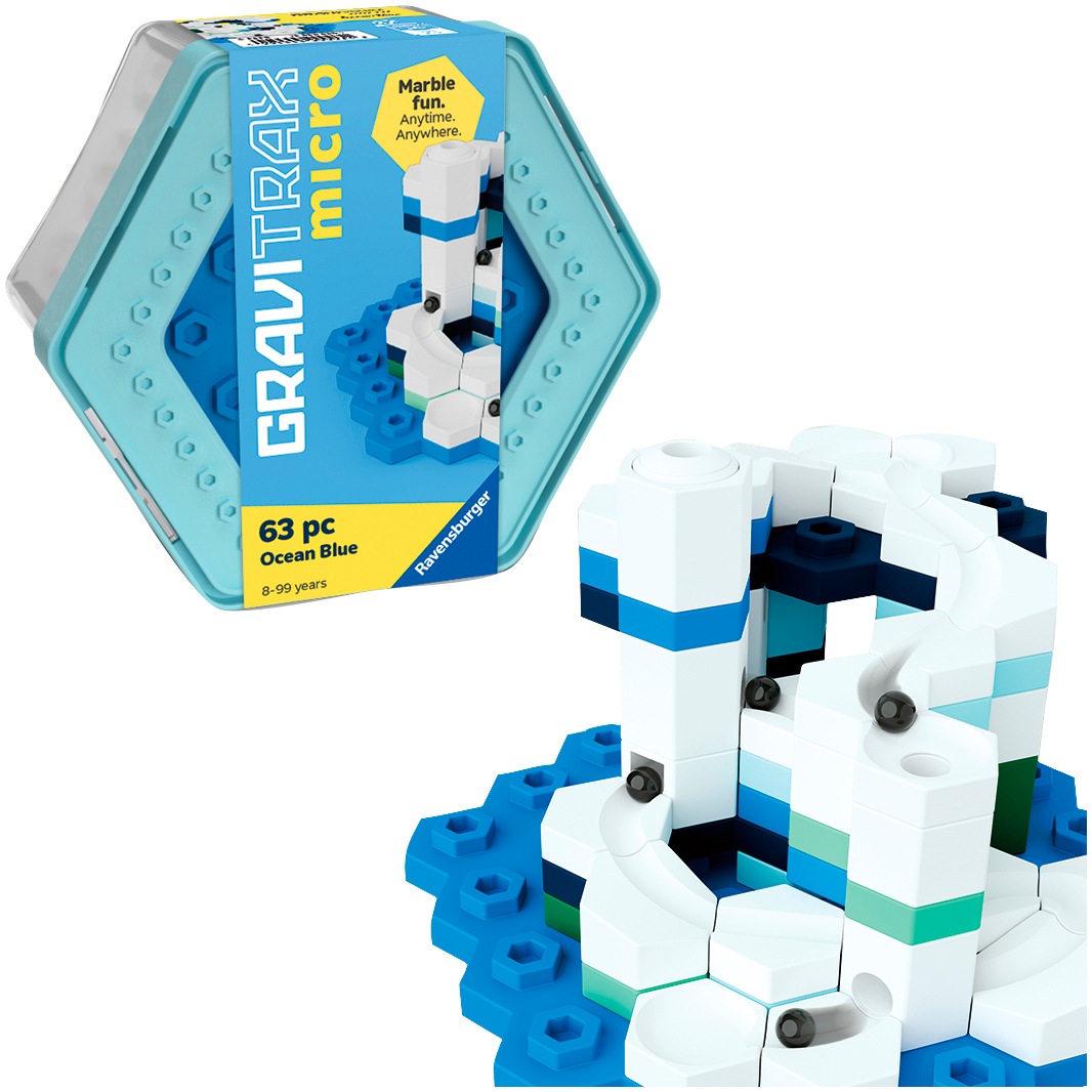 Ravensburger Kugelbahn-Bausatz »GraviTrax micro - Ocean Blue« Made in Europe