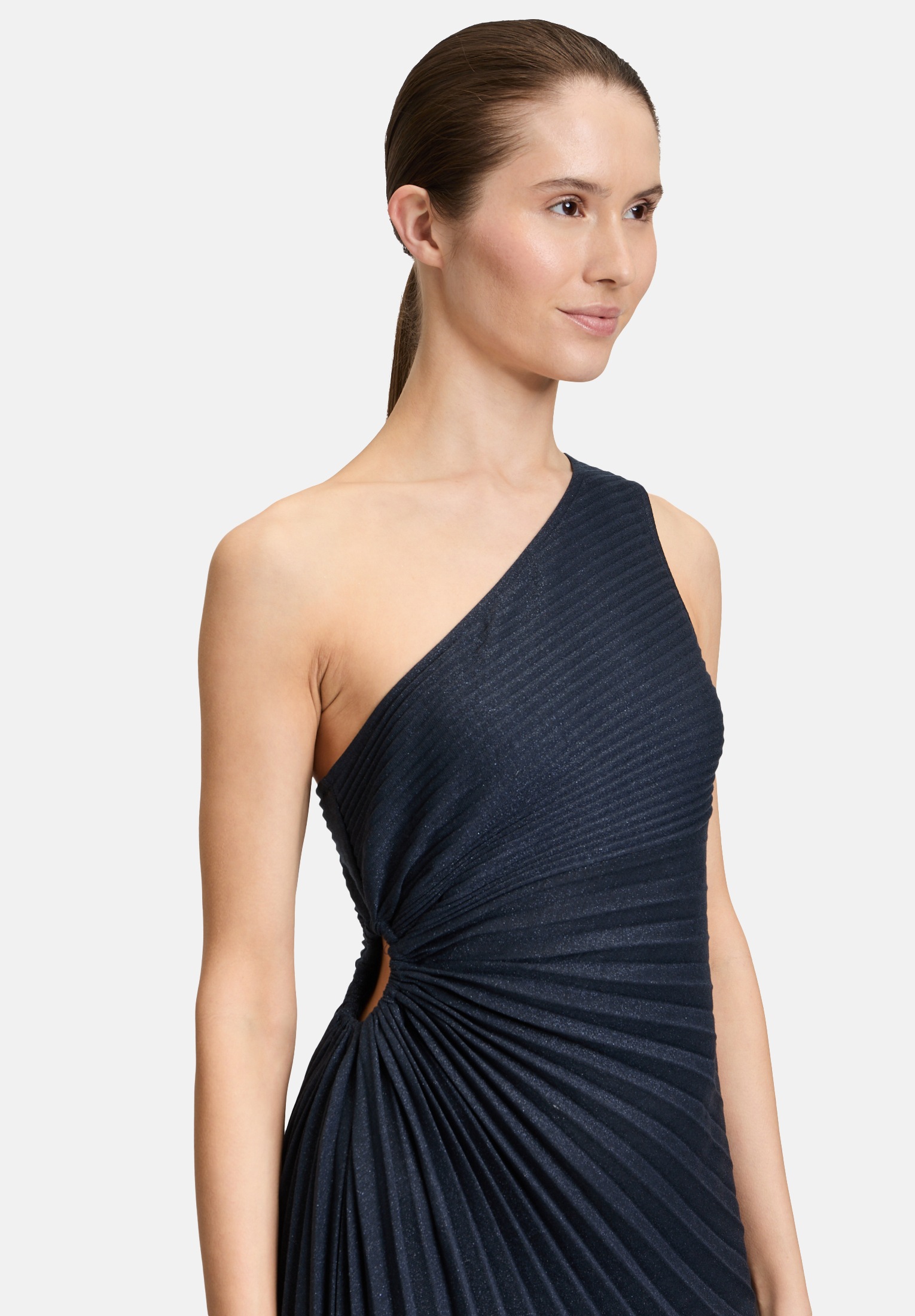 Vera Mont Abendkleid »Damen im Glitzer-Look« Ohne Tasche Plissee