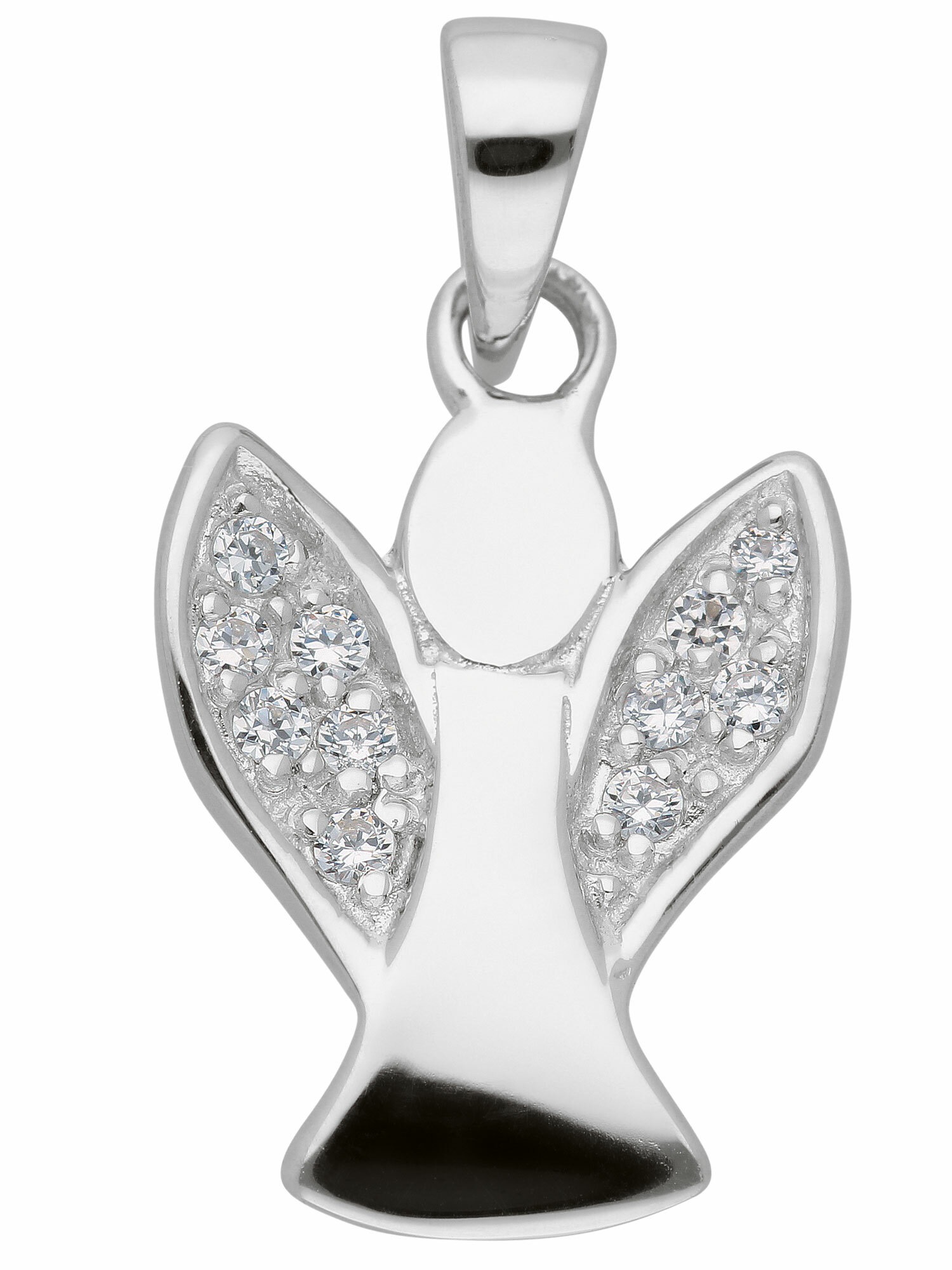 Adelia´s Kettenanhänger »925 Silber Anhänger mit Zirkonia« 925 Sterling Silber mit Zirkonia Silberschmuck für Damen
