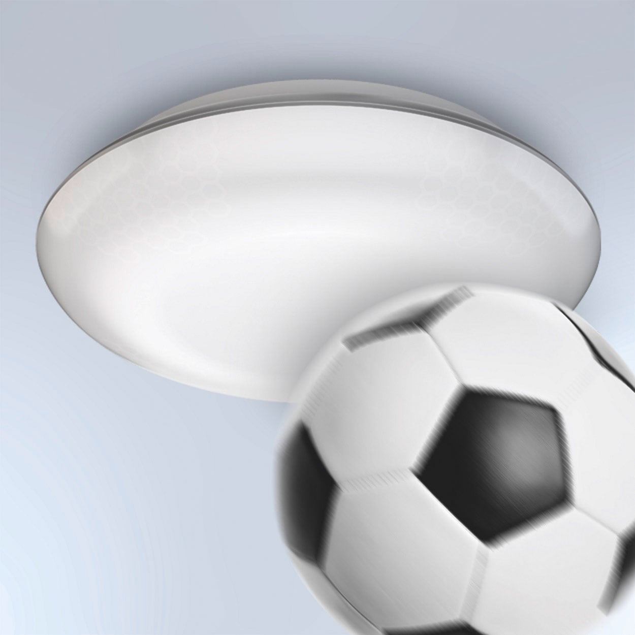 steinel LED Außen-Deckenleuchte »DL Vario Quattro«, 360Â° Bewegungsmelder+LED-Leuchtmittel,Innen-&Außen,Deckenlampe, Rund