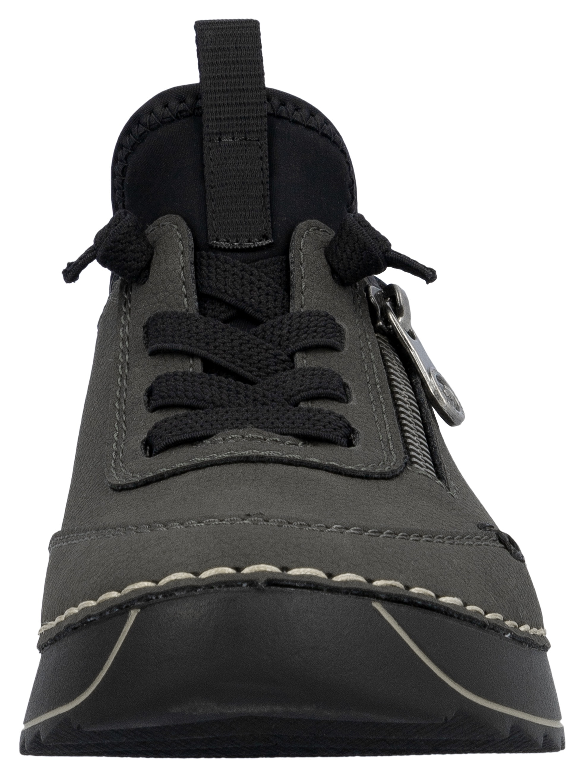 Thumbnail - Rieker Sneaker Schnürschuh, Halbschuh, Slipper mit Kontrastnaht