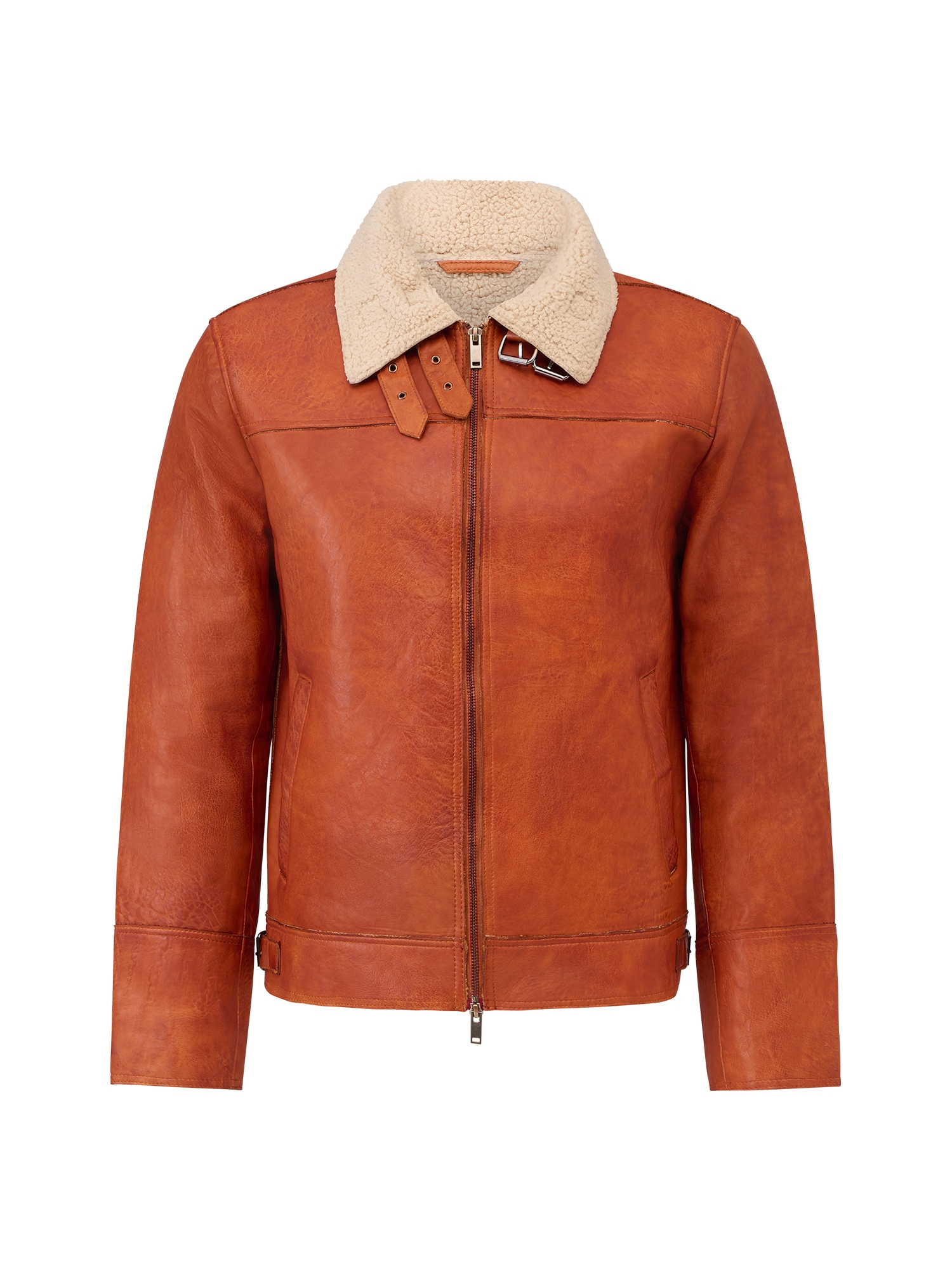 RICANO Bikerjacke "Lederjacke Alvaro" Handgefertigt aus echtem Leder
