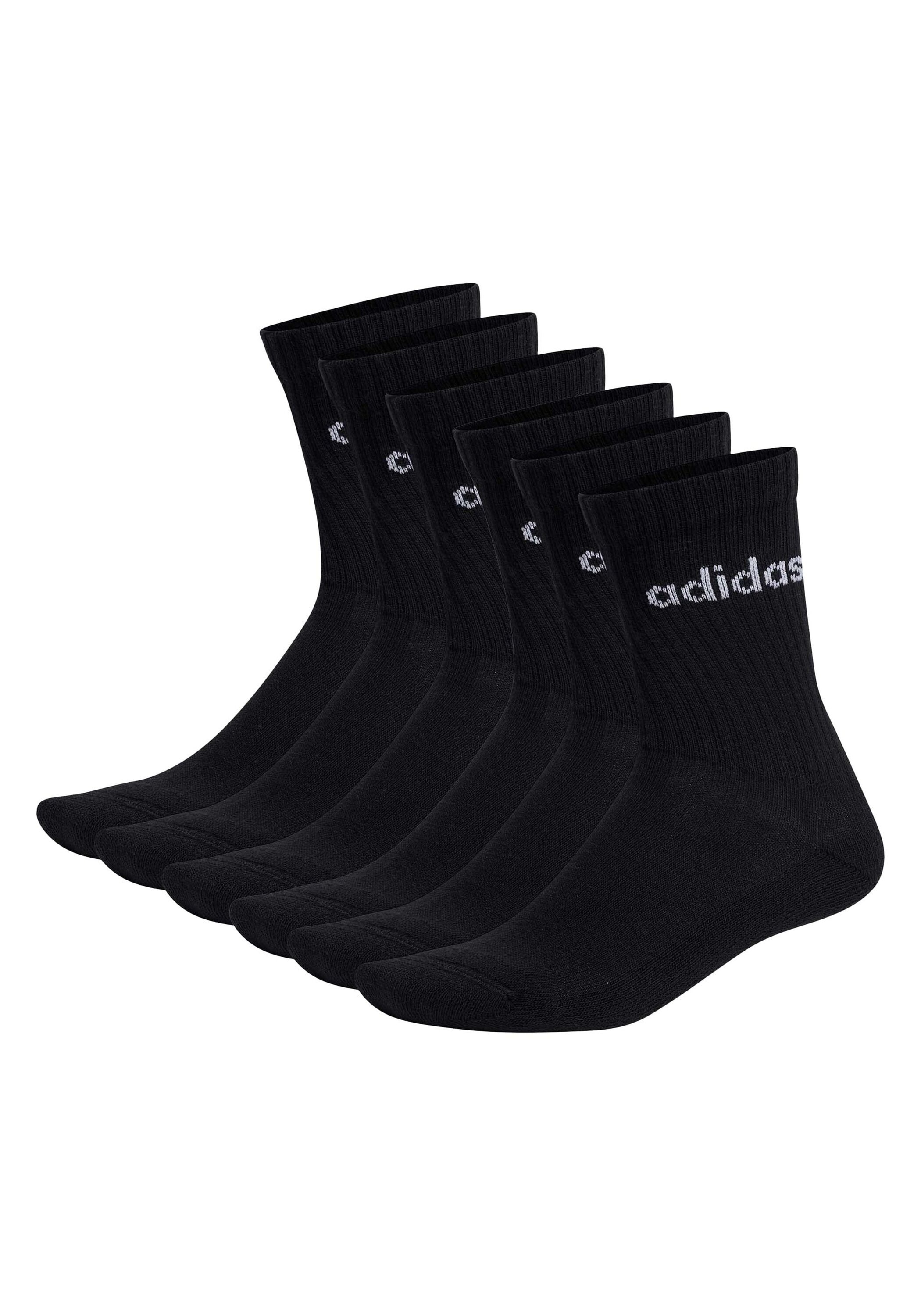 adidas Originals Kurzsocken "Socken Linear Crew Cushioned 6er Pack"