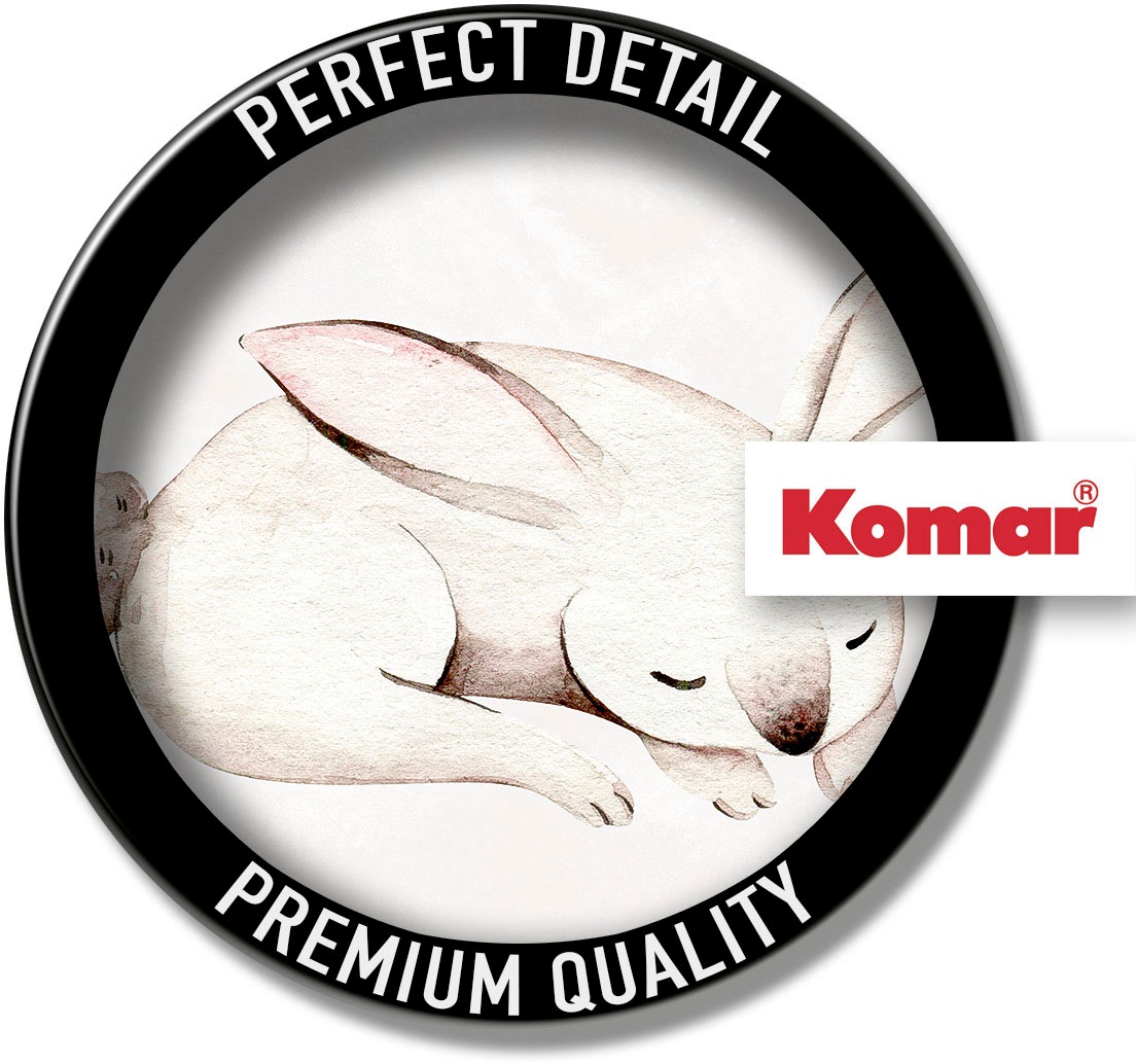 Thumbnail - Komar Bild "Sleepy Bunny", Natur, (1 St.), Wandbild zur Dekoration - ohne Rahmen