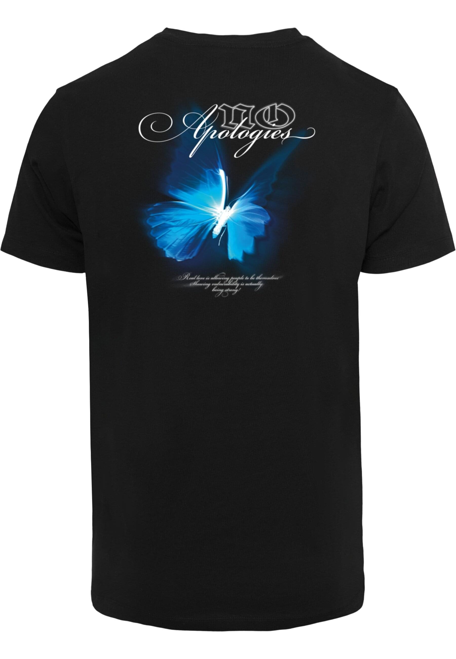 MisterTee T-Shirt "MisterTee No Apologies Butterfly Tee" 1 Stk. tlg. günstig online kaufen