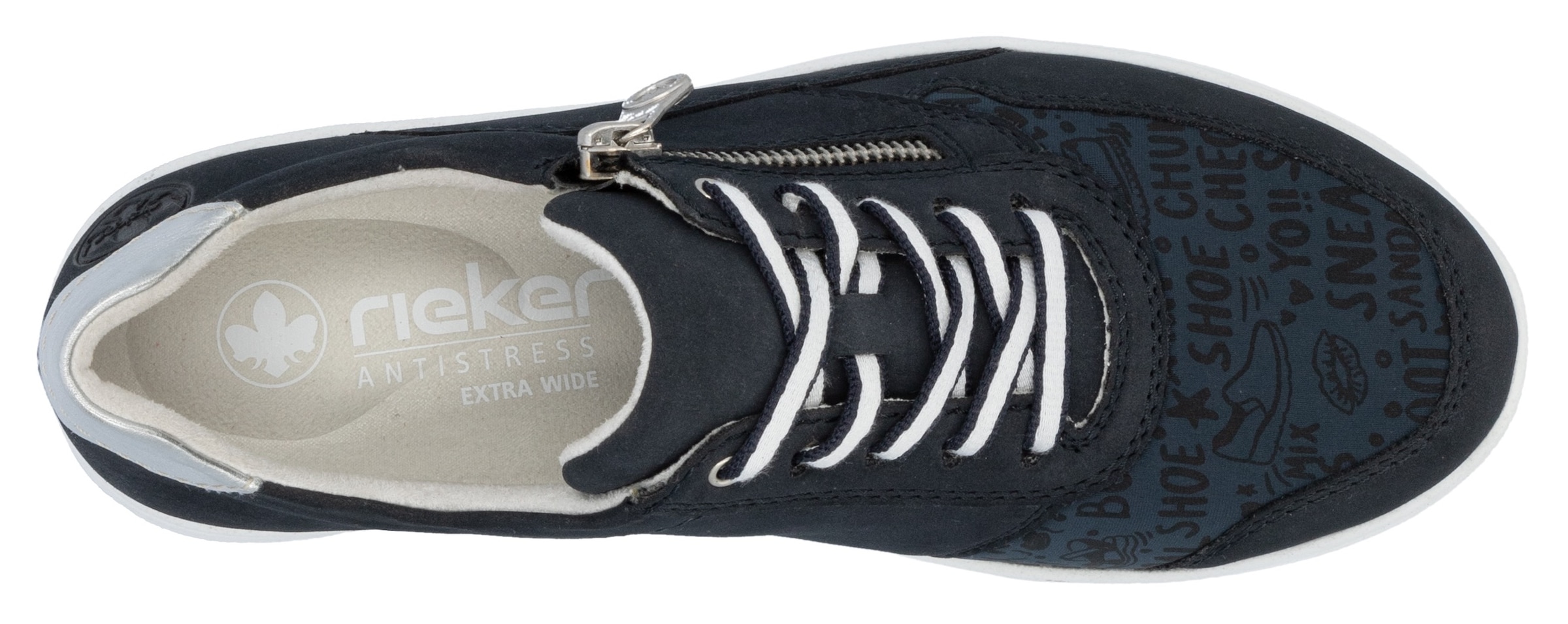 Rieker Plateausneaker, Schnürschuh, Halbschuh, Freizeitschuh mit Soft-Einlage
