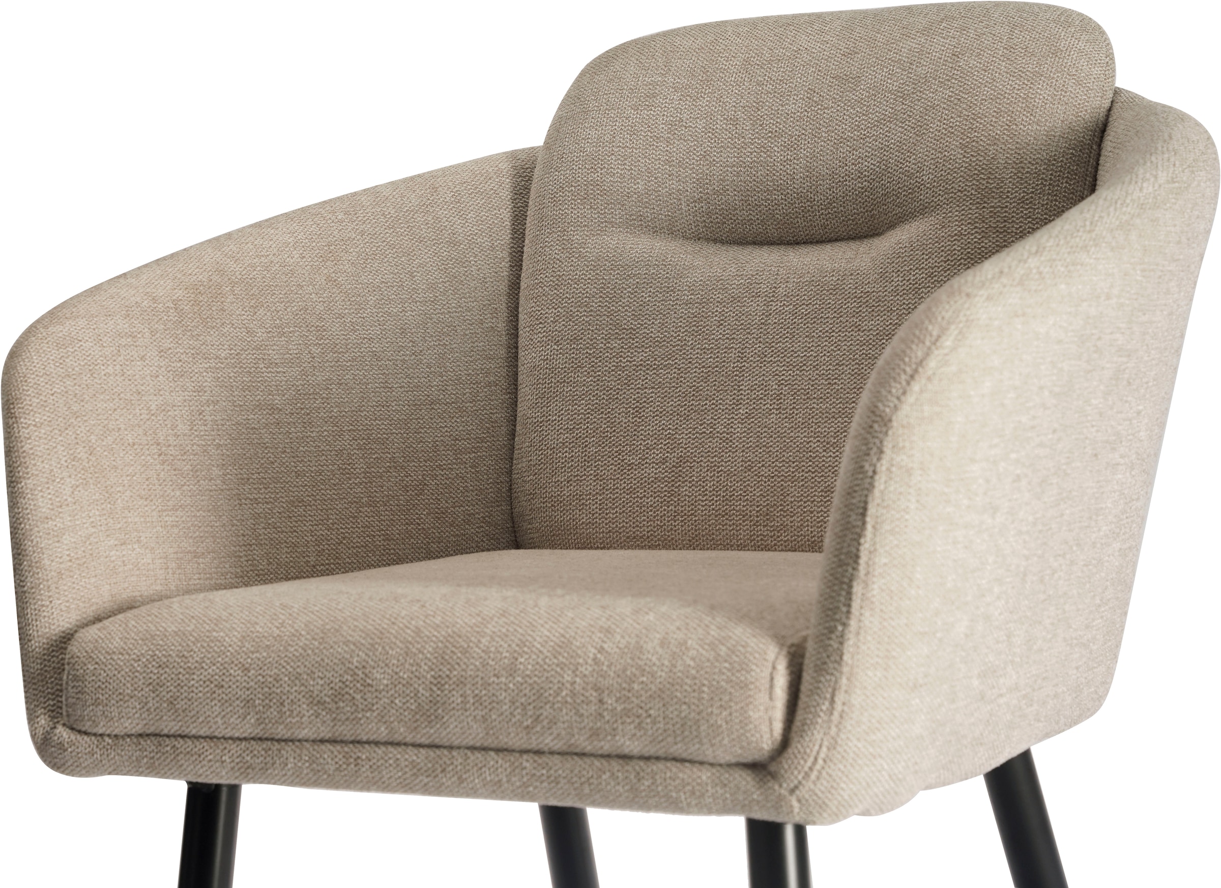 LeGer Home by Lena Gercke Esszimmerstuhl »Fleur, TOPSELLER!, OTTOs Choice« (Set) 2 Stk.Strukturstoff, ergonomisches Design, gesteppte Rückenlehne