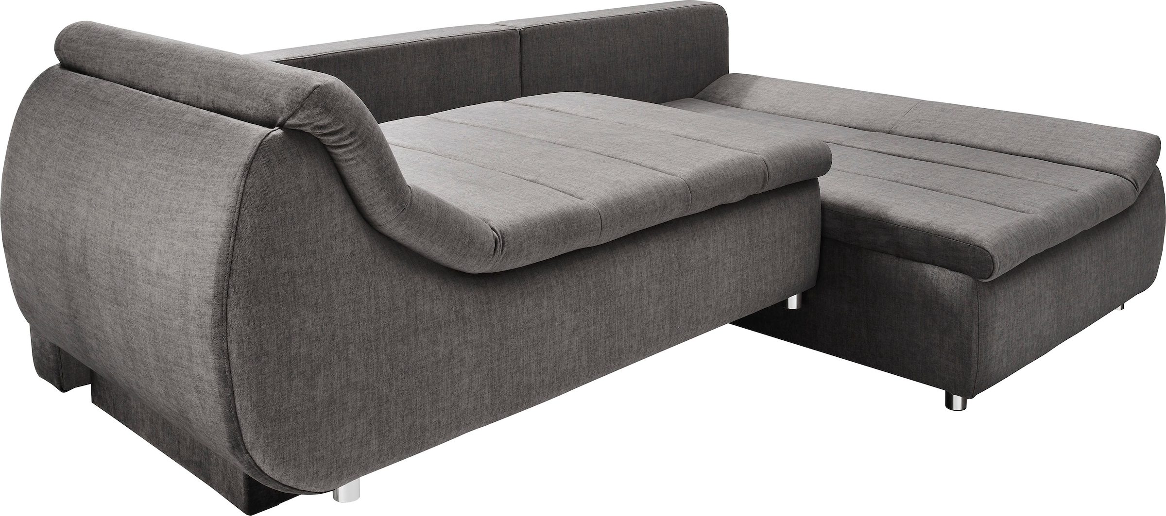 INOSIGN Ecksofa »Imola elegant und modern, aktuelle Steppung im Sitz, bequem, L-Form«, auch mit Bettfunktion und Bettkasten