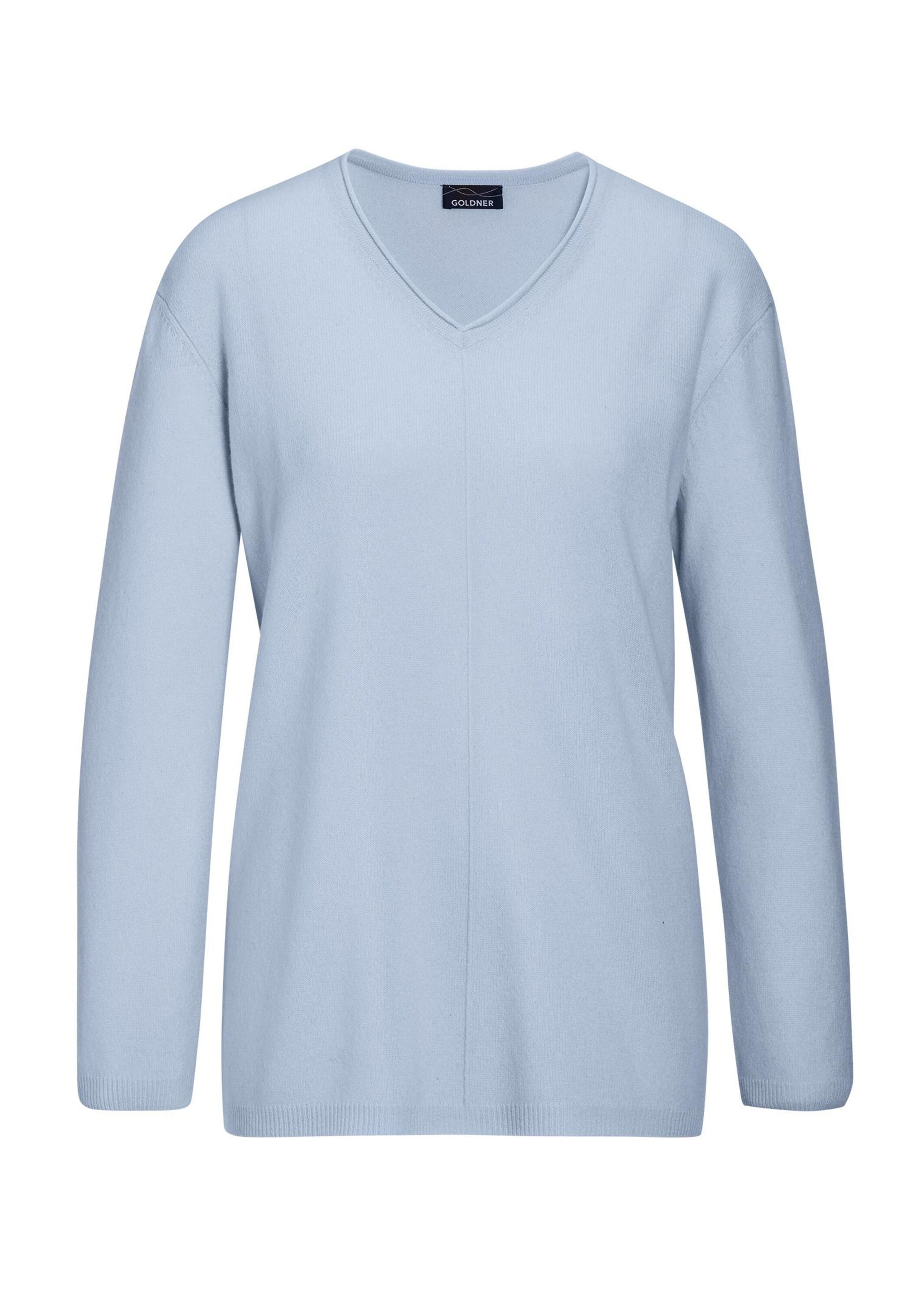 GOLDNER Strickpullover "Kaschmirpullover mit V-Ausschnitt" günstig online kaufen