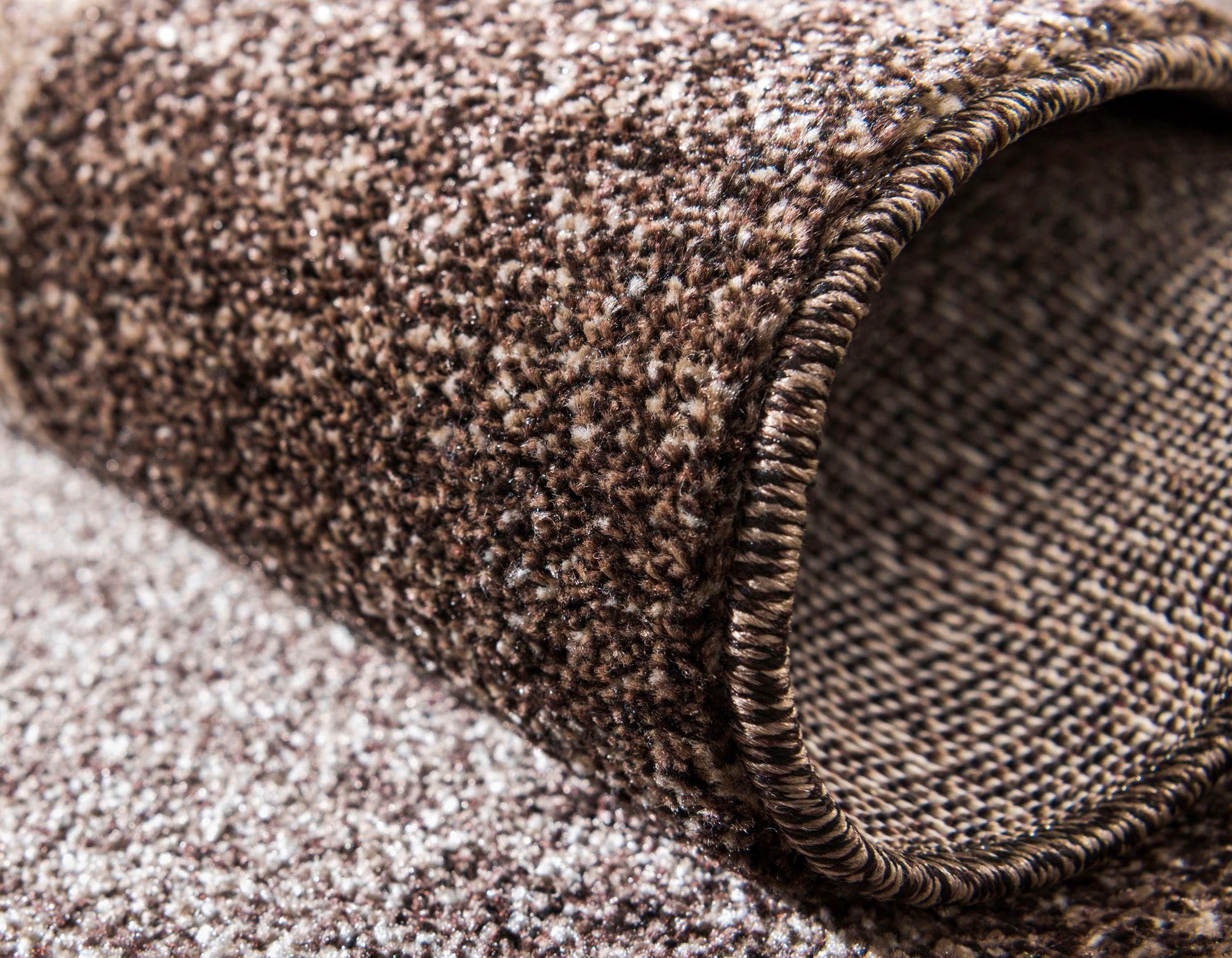 Teppich "Good Times, LAGERRÄUMUNG", braun (hellbraun, beige), B:152cm H:13mm L:244cm, Polypropylen (PP), MYFLAIR MÖBEL & ACCESSOIRES, Teppiche, Teppich, Kurzflor, gewebt, melierte Optik, mit Bordüre 3