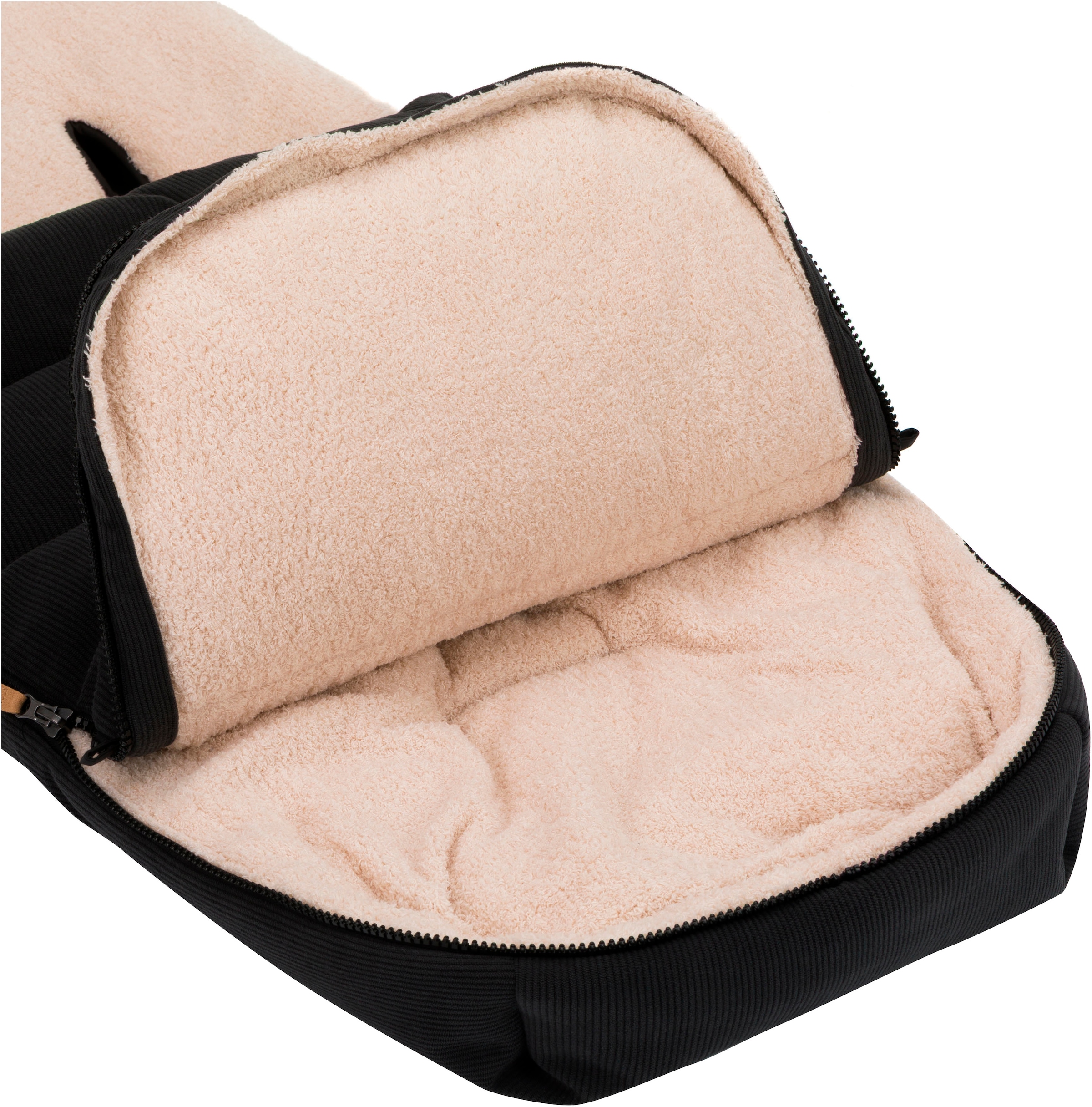Fillikid Fußsack »Kinley Cord/Teddyplüsch, Winterfußsack«