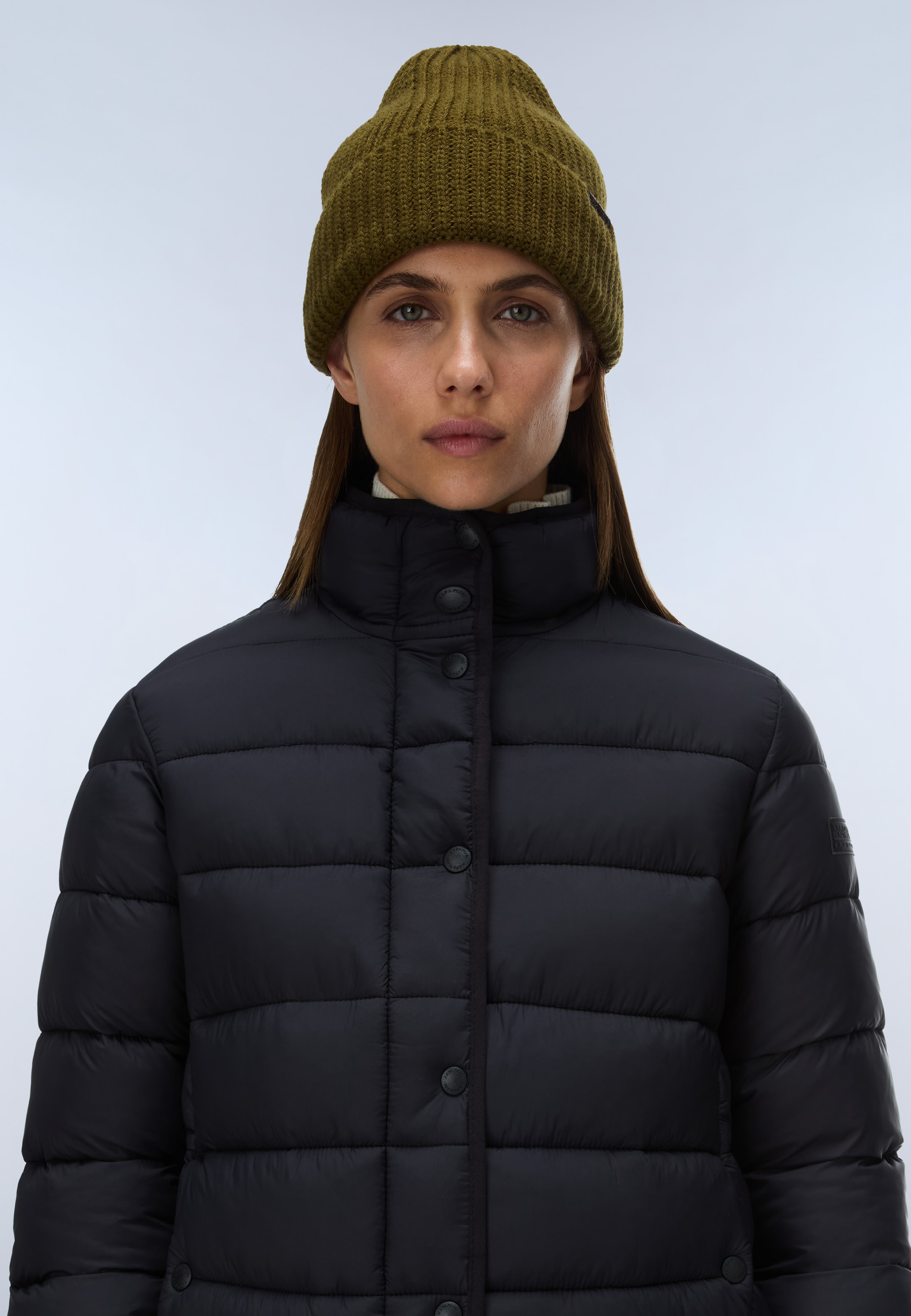Napapijri Steppjacke »A-AERINS STND W BLACK BEAUTY« aus Polyamid, auch in großen Größen