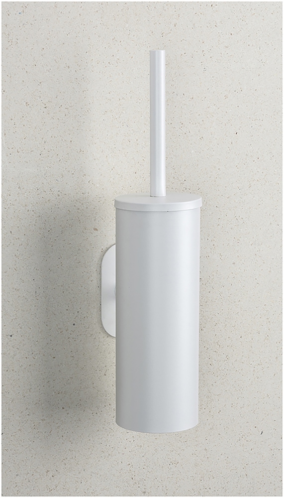 WENKO WC-Garnitur »Turbo-Loc® Modell Orea«, aus Edelstahl, mit Klobürste, Wandbefestigung ohne Bohren, rostfreier Edelstahl