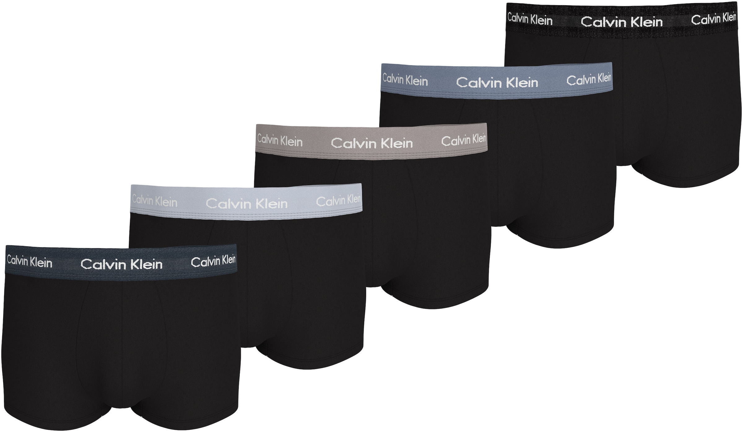 Calvin Klein Underwear Trunk "LOW RISE TRUNK 5PK", (Packung, 5er-Pack), mit Logo-Elastikbund (5 Stück)