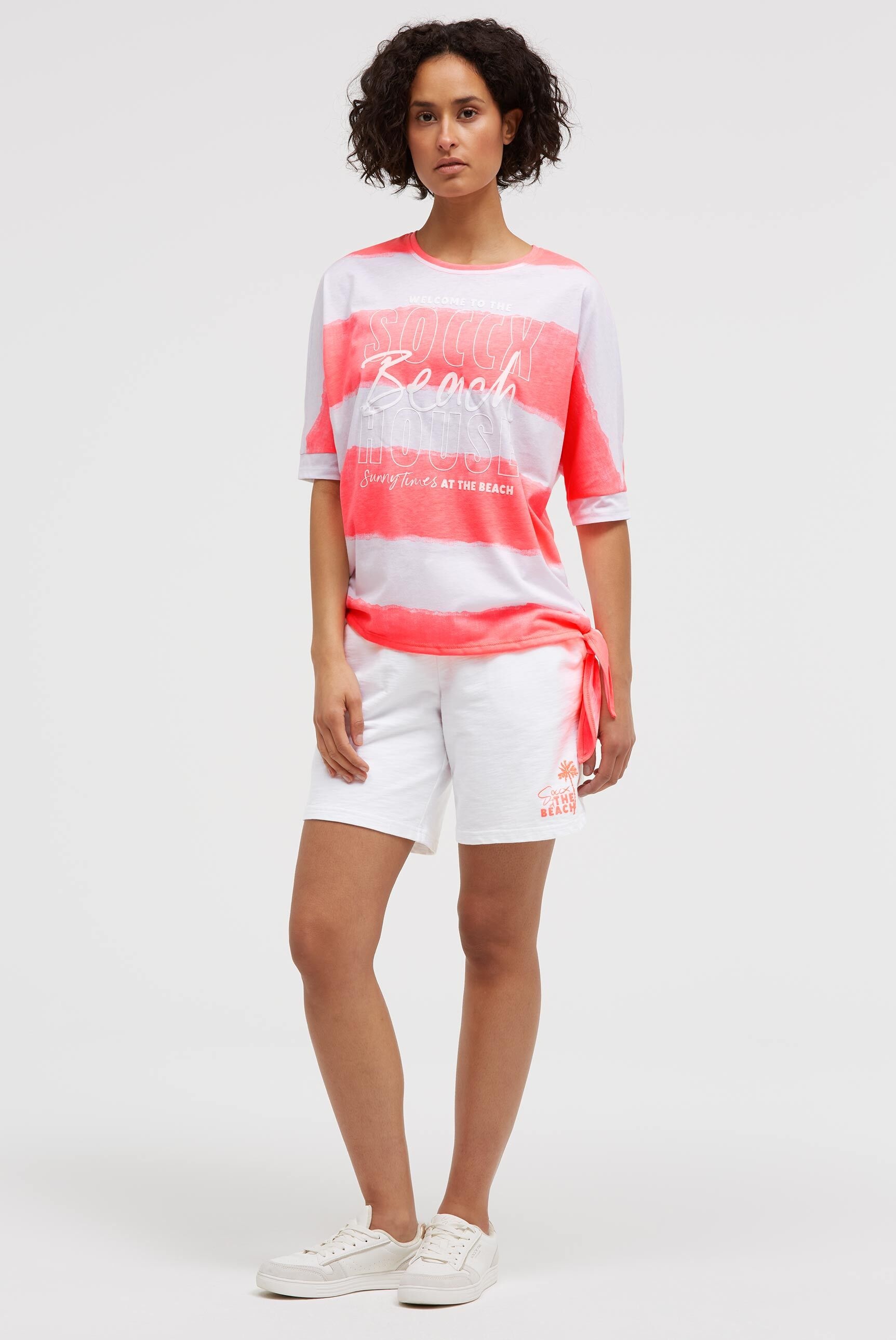 SOCCX Rundhalsshirt mit Baumwolle