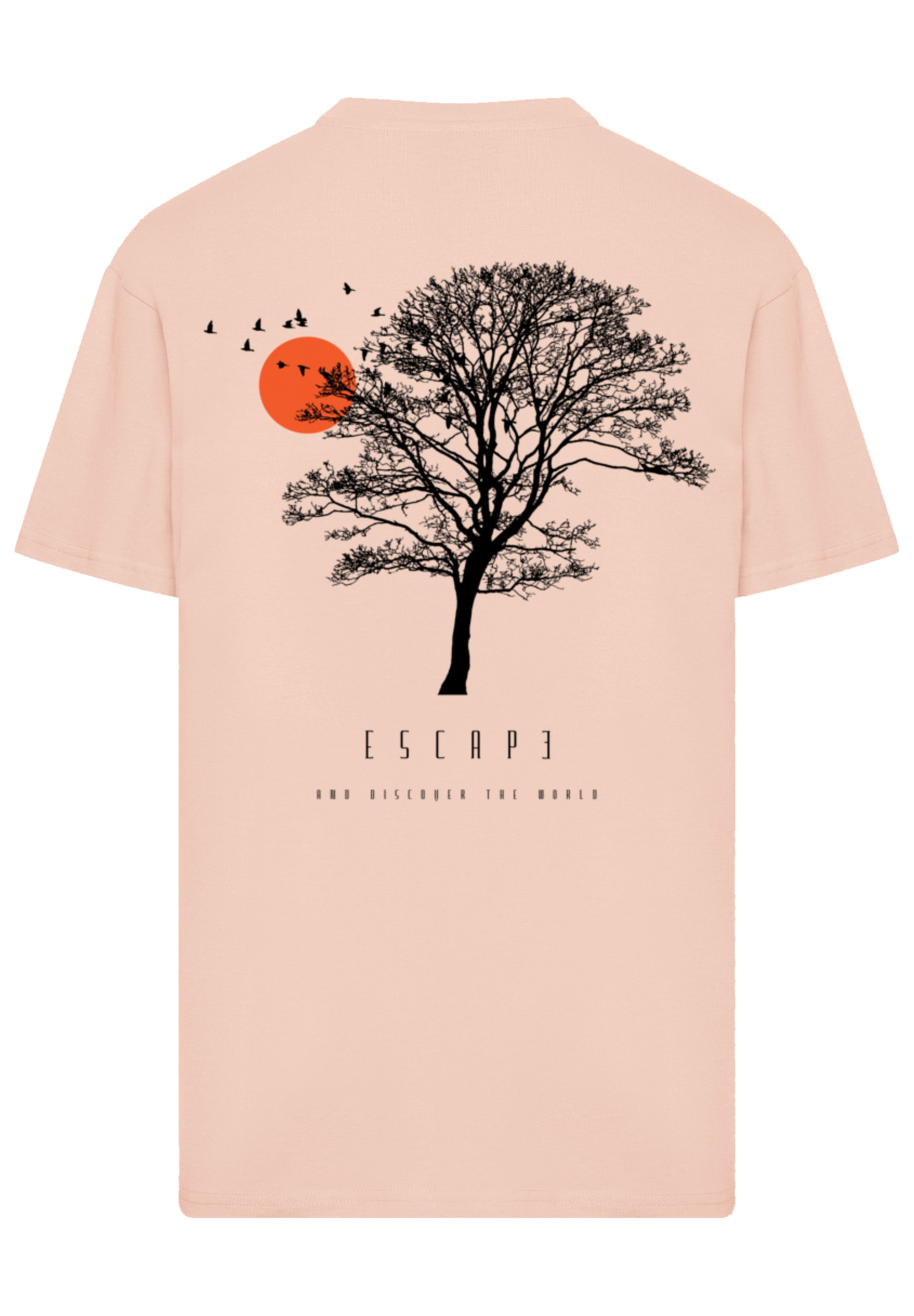 F4NT4STIC T-Shirt »Oversize Escape Discover the World Tree Birds«, Premium Qualität, ESCAPE Collection
