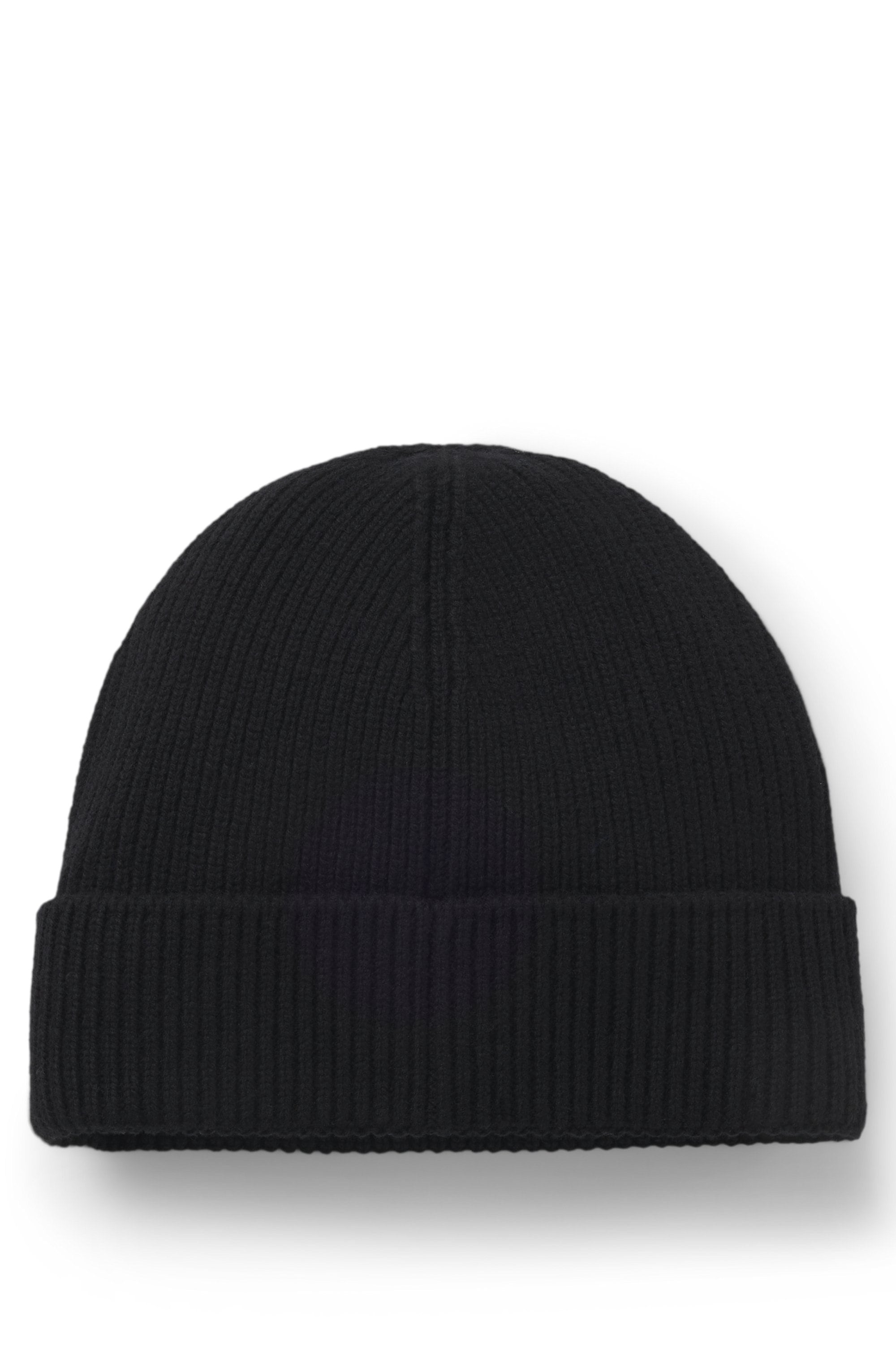 HUGO Blue Beanie »Xiav«, Unisex, mit Woll-Anteil