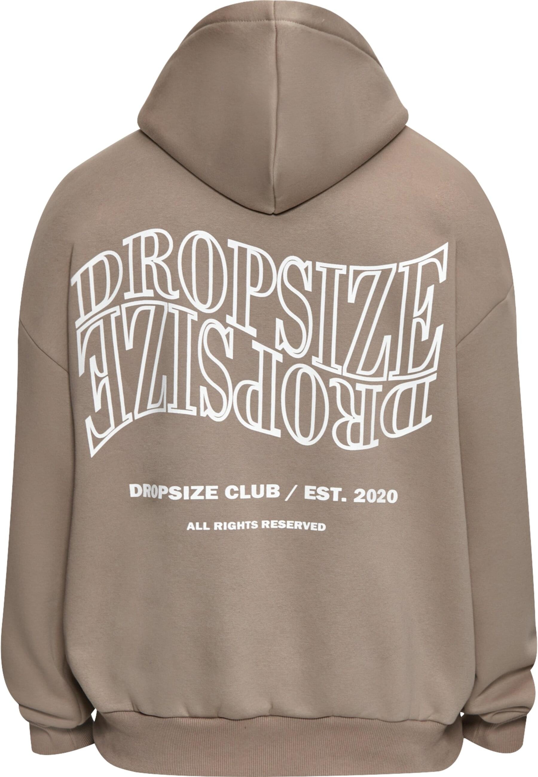 Dropsize Kapuzenpullover "Dropsize Herren Dropsize Heavy Oversize Mirrored günstig online kaufen
