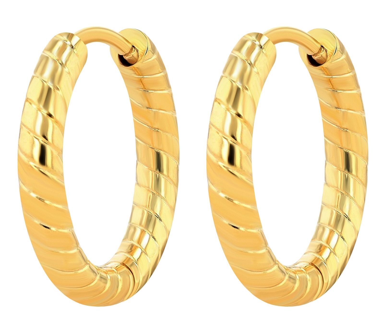 Adelia´s Klappcreolen "Damen Ohrringe – Klappcreole aus Edelstahl" Perfekt günstig online kaufen