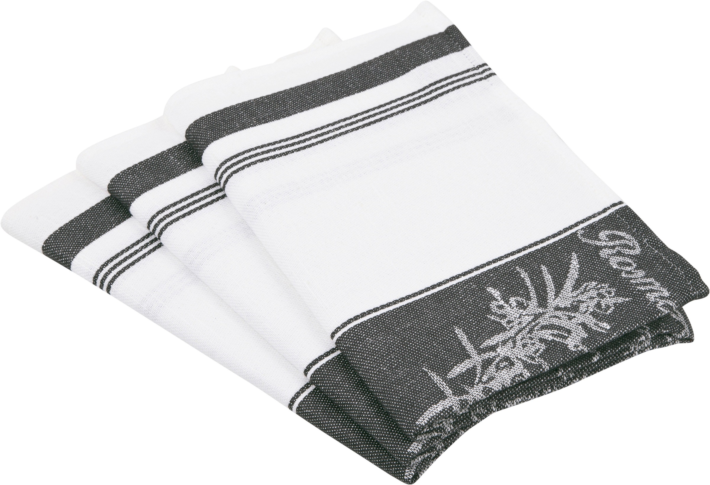 ROSS Geschirrtuch "Exclusiv" Mittelstreifen mit Kräutern, 50x70 cm günstig online kaufen