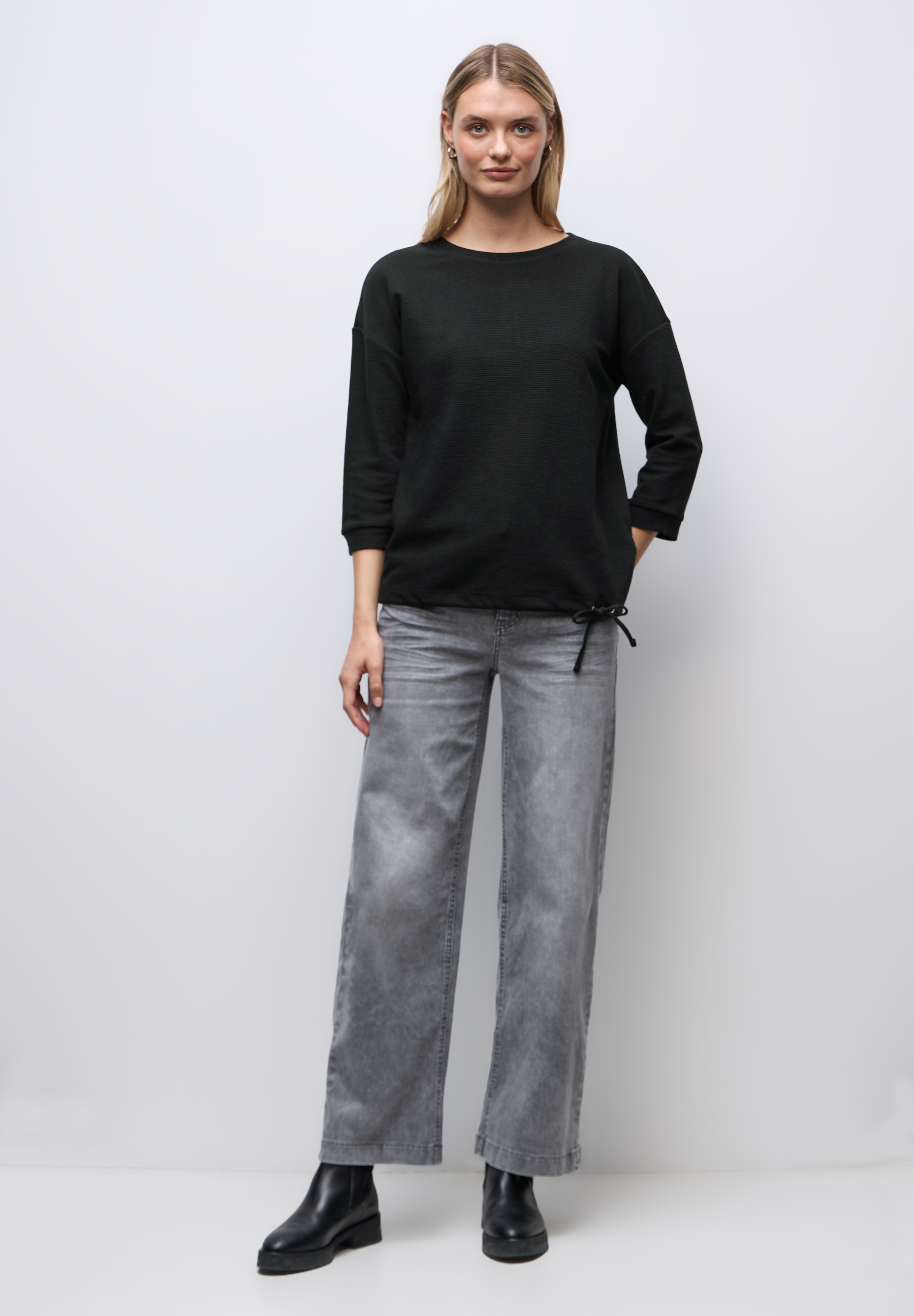 STREET ONE 3/4-Arm-Shirt mit 3/4 Ärmeln