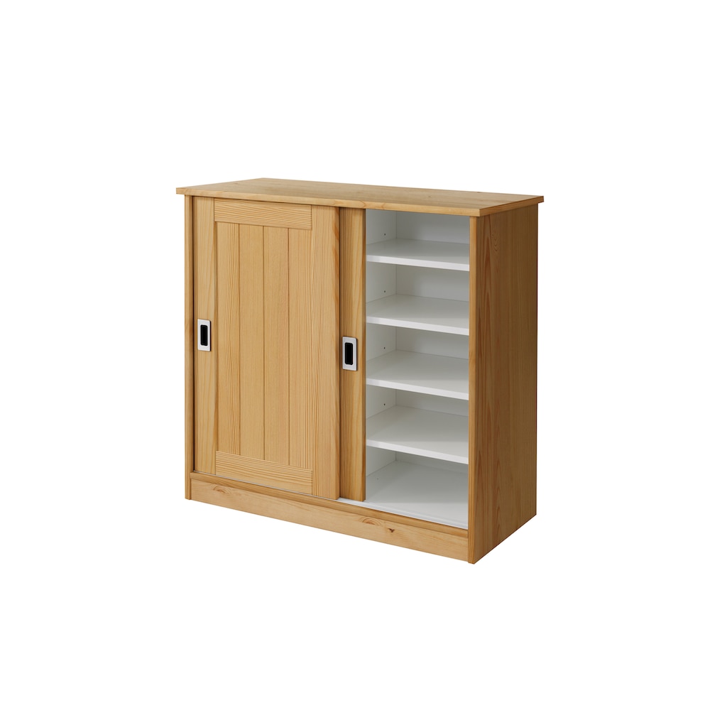 Home affaire Schuhschrank »Nekso«, Breite 83 cm, aus MDF oder Massivholz, FSC®-zertifiziert