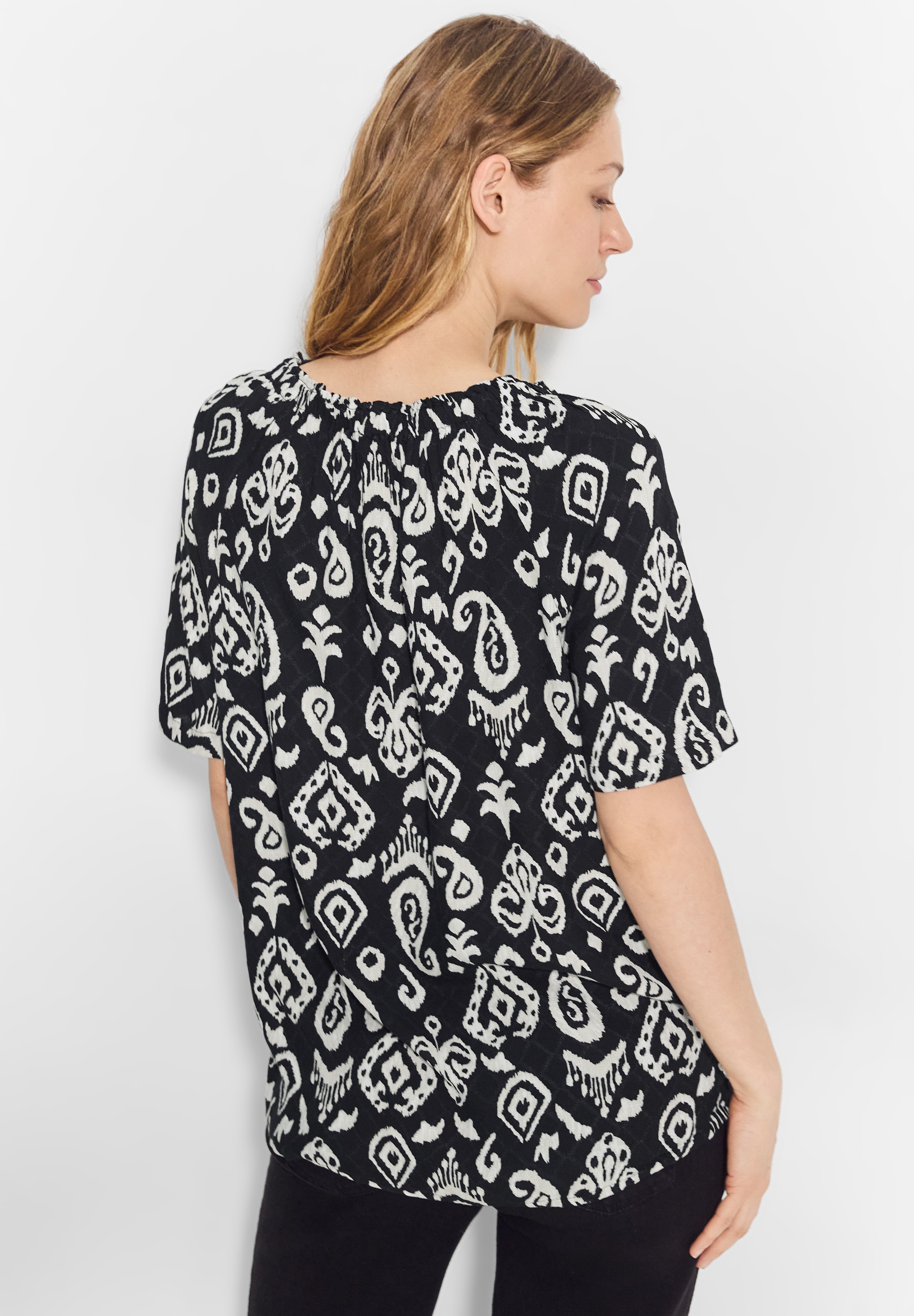 Cecil Carmenbluse, aus softer Viskose