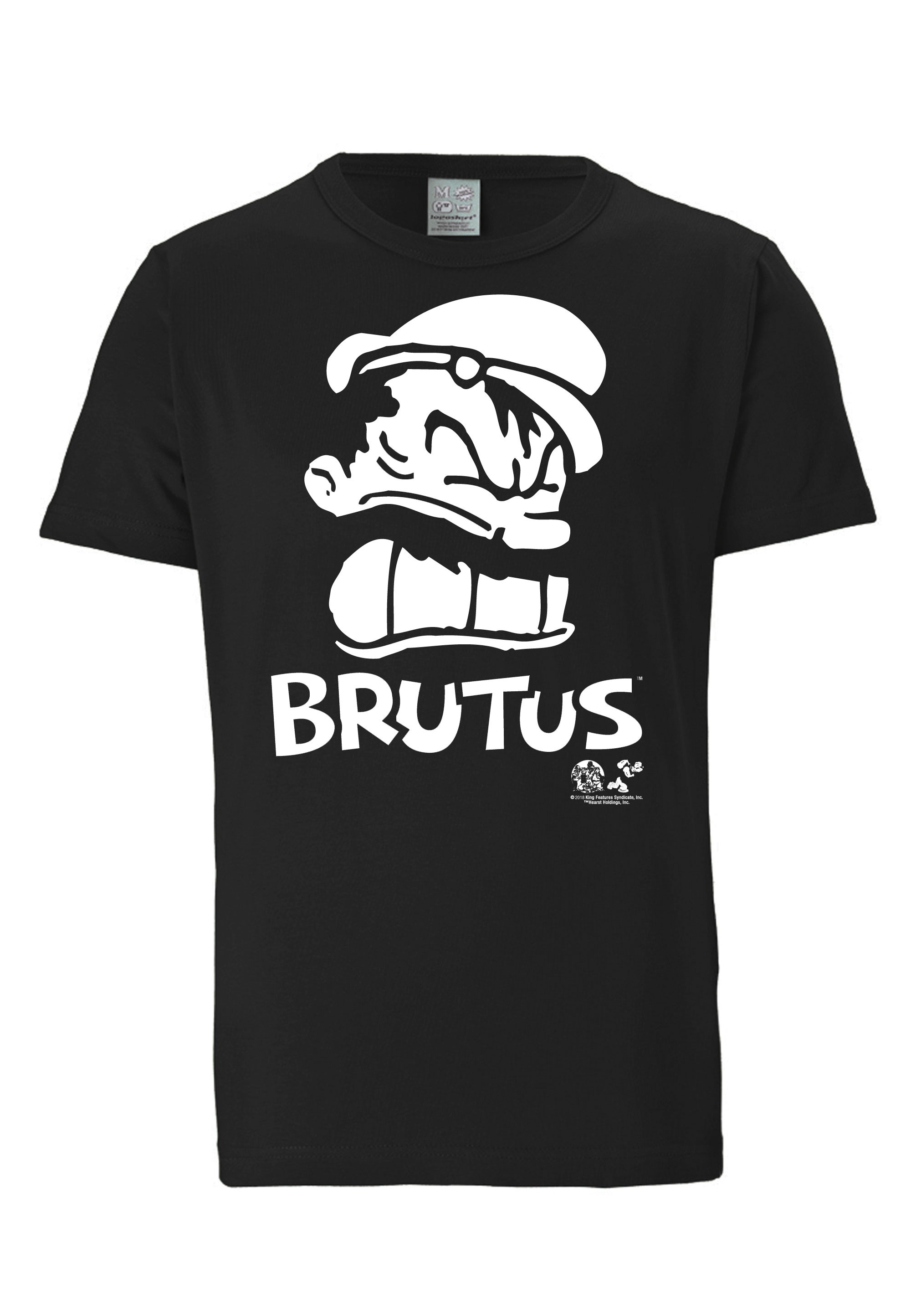 LOGOSHIRT T-Shirt »Popeye - Brutus Portrait«, mit Brutus-Frontprint