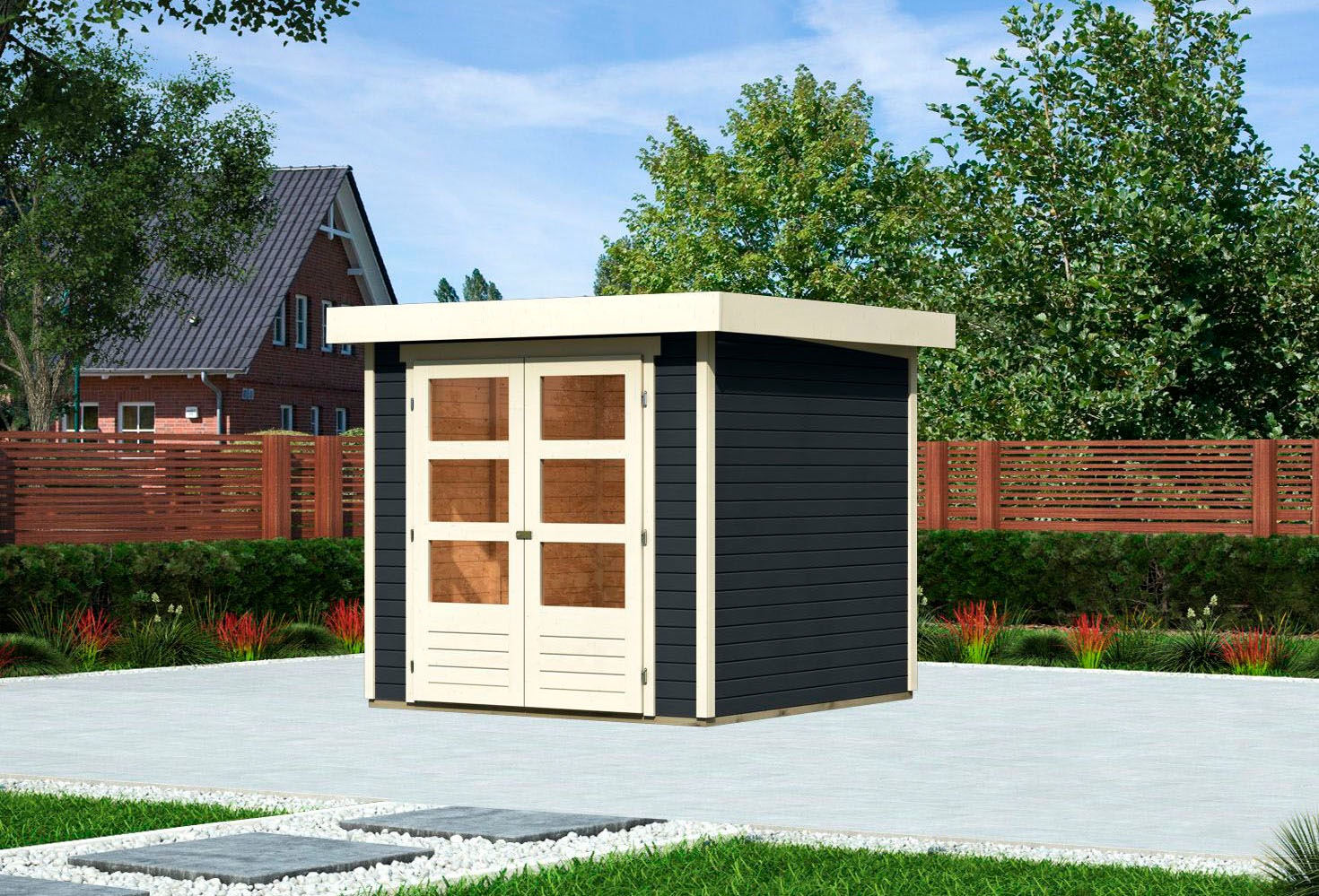 Karibu Gartenhaus »Askola 2«, 19 mm Wandstärke