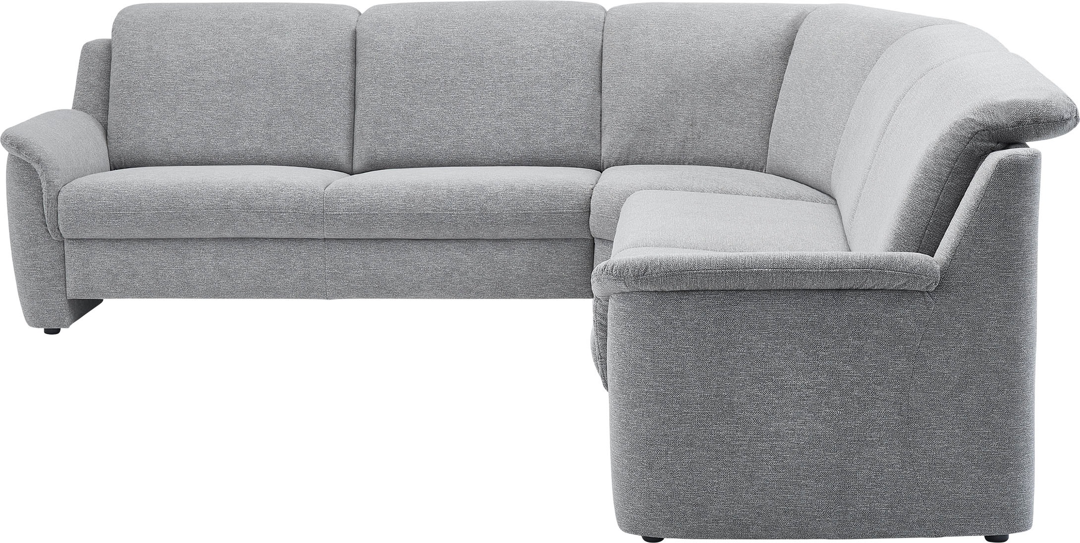 VILLA BECK Ecksofa »Garda L-Form«, (4 St.), inklusive Kopfteilverstellung, Stellmaß 277x245cm