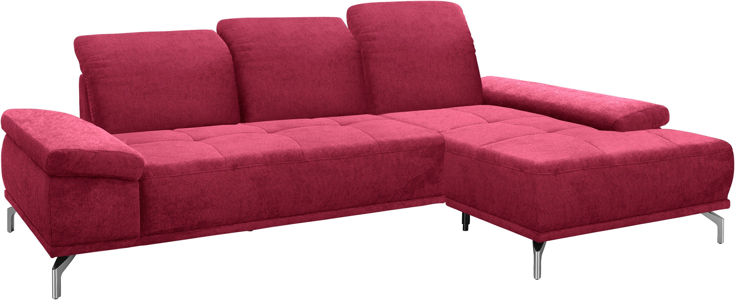 Places of Style Ecksofa "Caluna", Inkl.Sitztiefenverstellung, wahlweise mit günstig online kaufen
