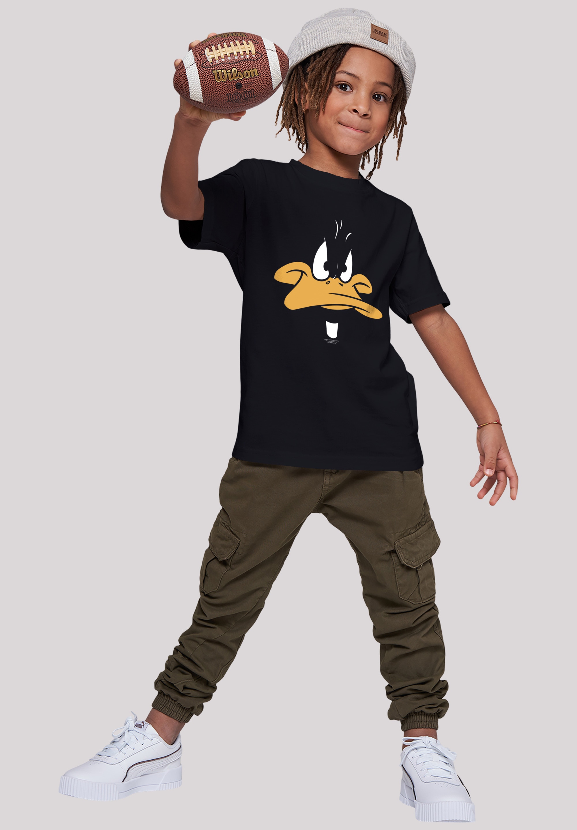 F4NT4STIC T-Shirt »Looney BAUR Duck Unisex Tunes Daffy | Kinder,Premium Big Face«, kaufen Merch,Jungen,Mädchen,Bedruckt