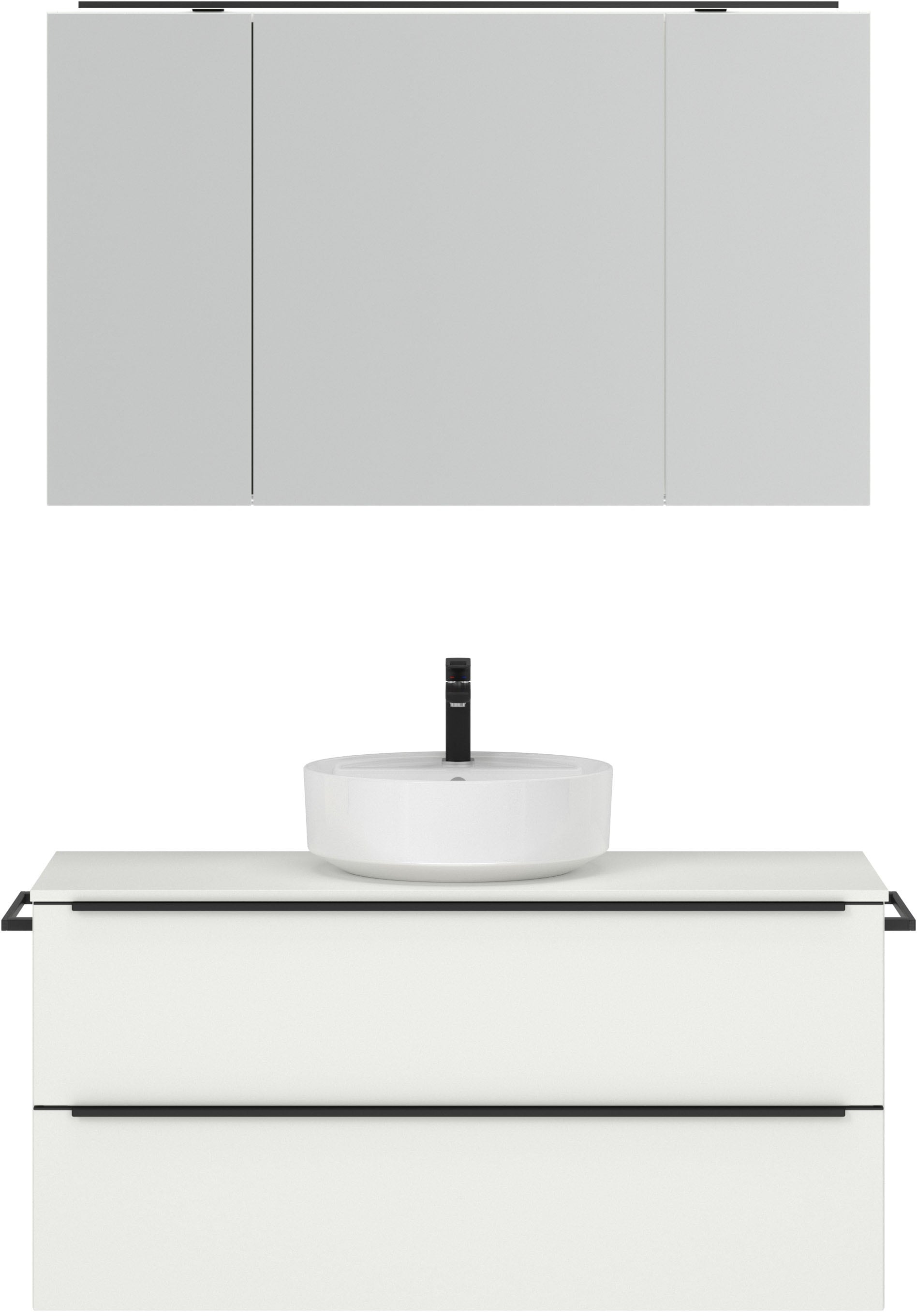 nobilia Badmöbel-Set "Alvene" vormontiert, mit Soft-Close, 2 Stk. tlg. günstig online kaufen