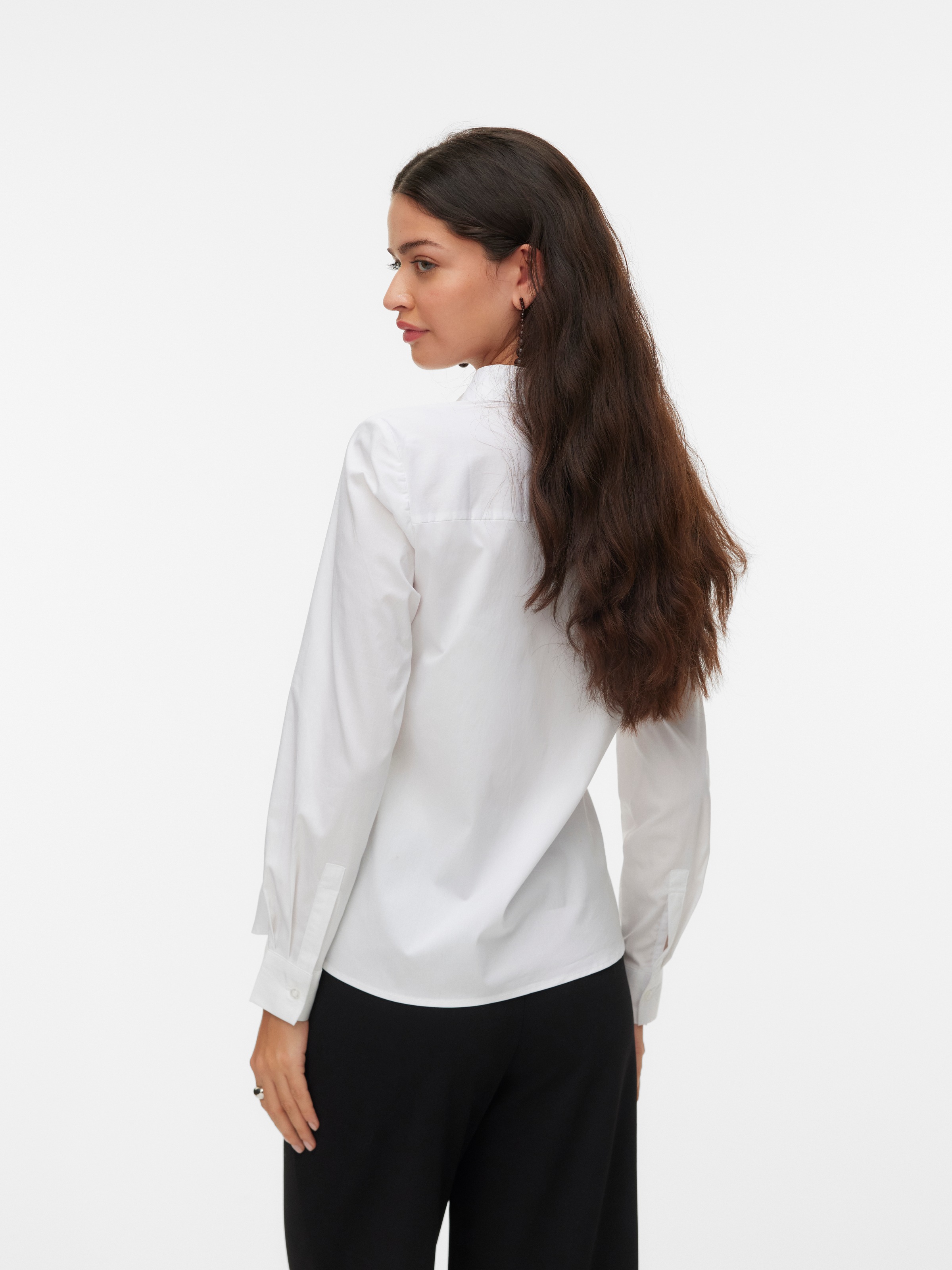 Vero Moda Langarmbluse "VMSOPHIE LS SHIRT WVN NOOS" Baumwollmischung günstig online kaufen