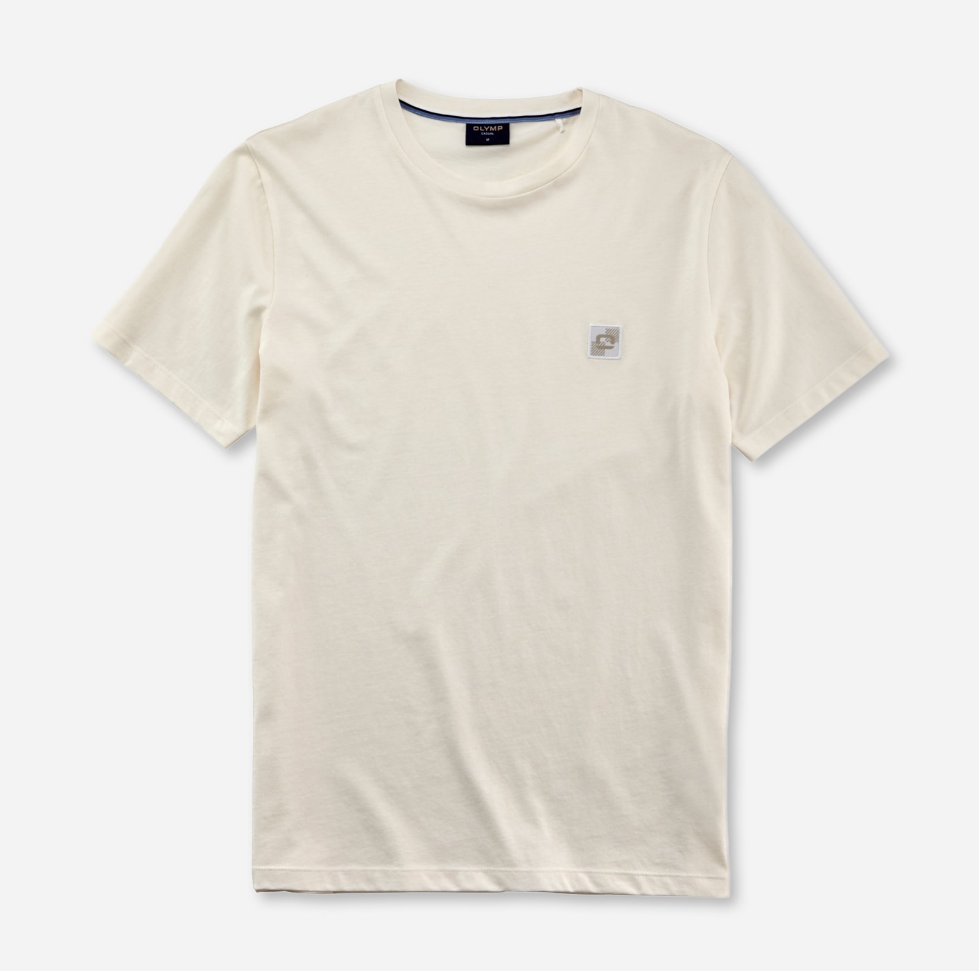 OLYMP T-Shirt »OLYMP Wirk Casual«, mit Logo-Patch