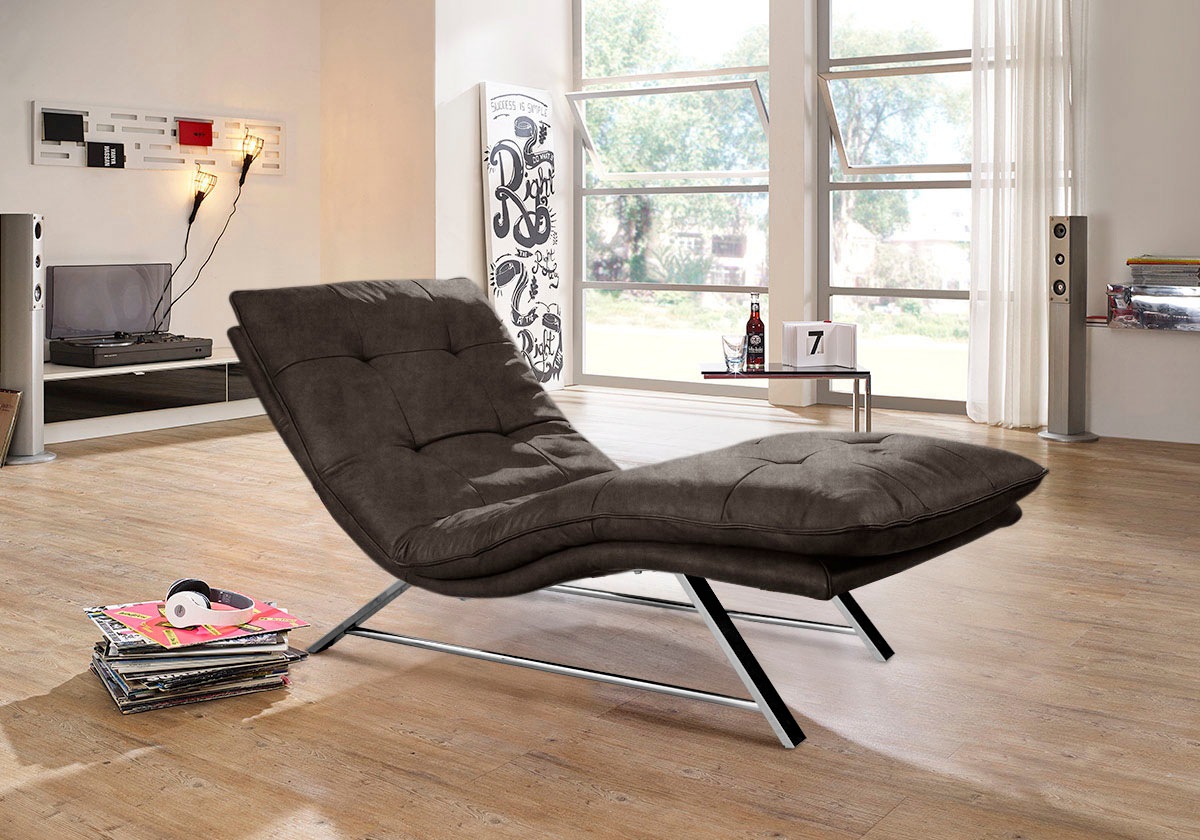 W.SCHILLIG Relaxliege "daily dreams" in Waffelkissen-Optik, wahlweise mit M günstig online kaufen