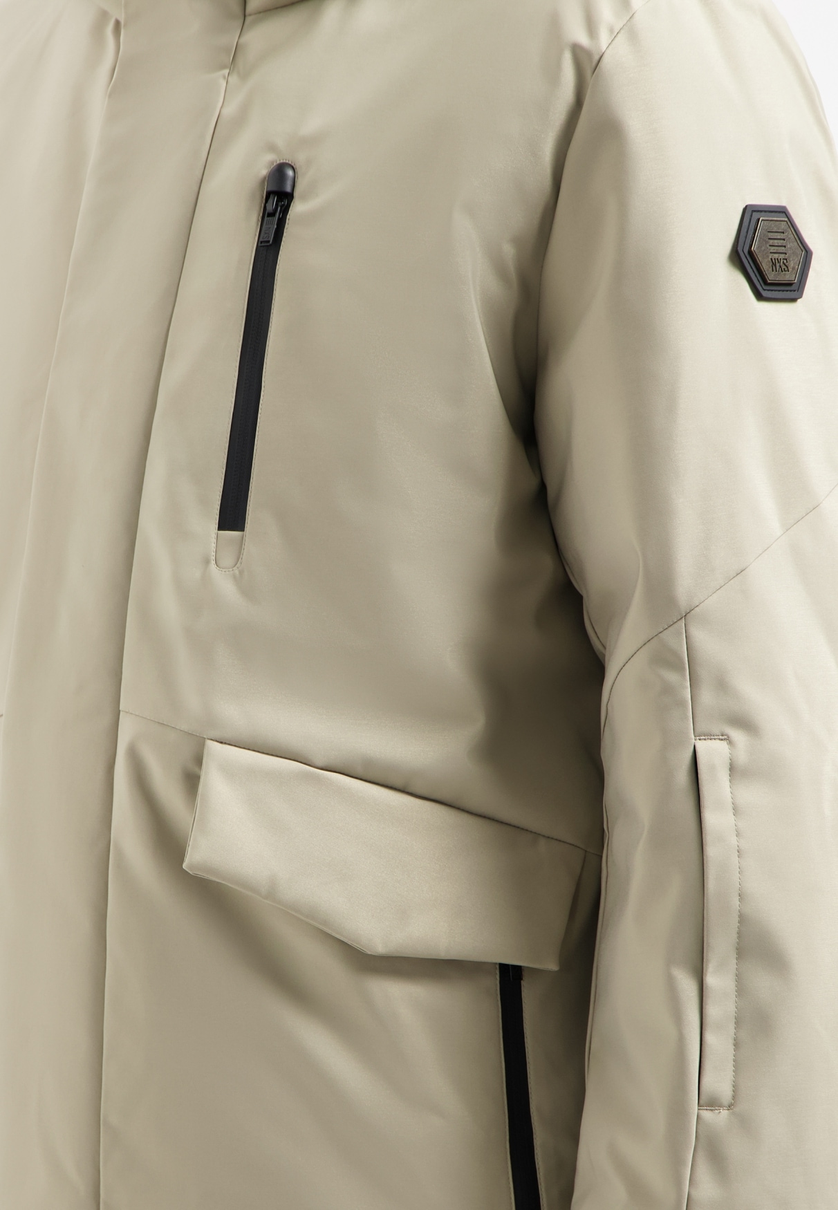 NO EXCESS Parka »No Excess Langer Parka mit Kapuze«