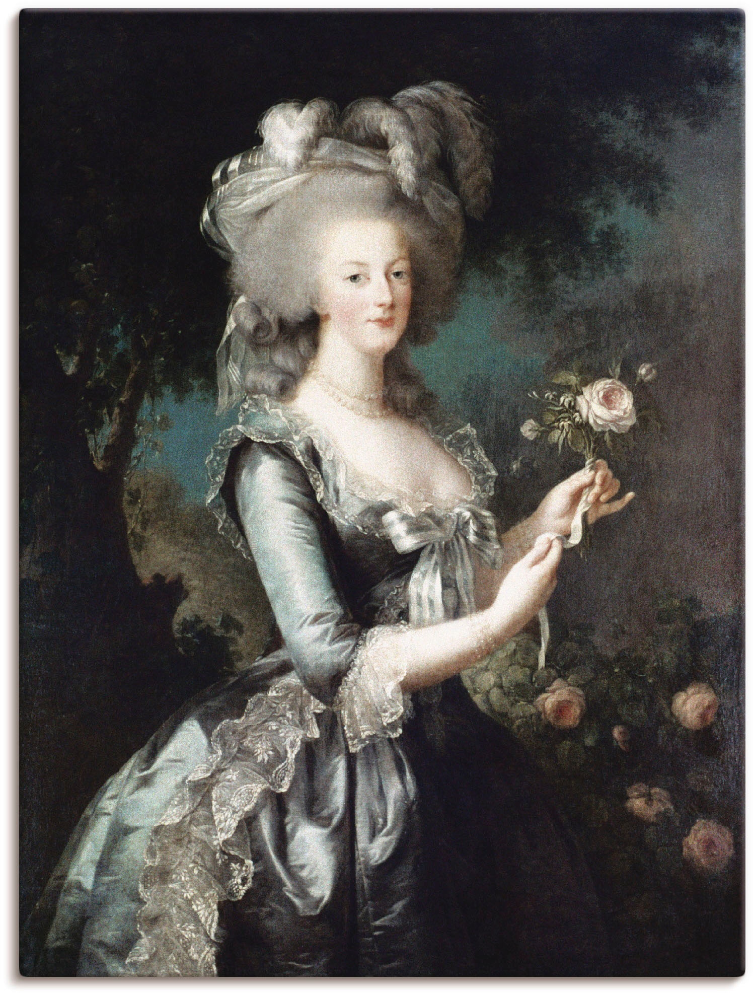 Artland Wandbild "Marie Antoinette, 1783", Menschen, (1 St.), als Alubild, Outdoorbild, Leinwandbild, Poster in verschie