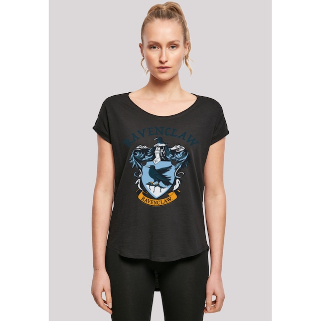 F4NT4STIC Kurzarmshirt »Damen Harry Potter Ravenclaw Crest with Ladies Long  Slub Tee«, (1 tlg.) bestellen | BAUR