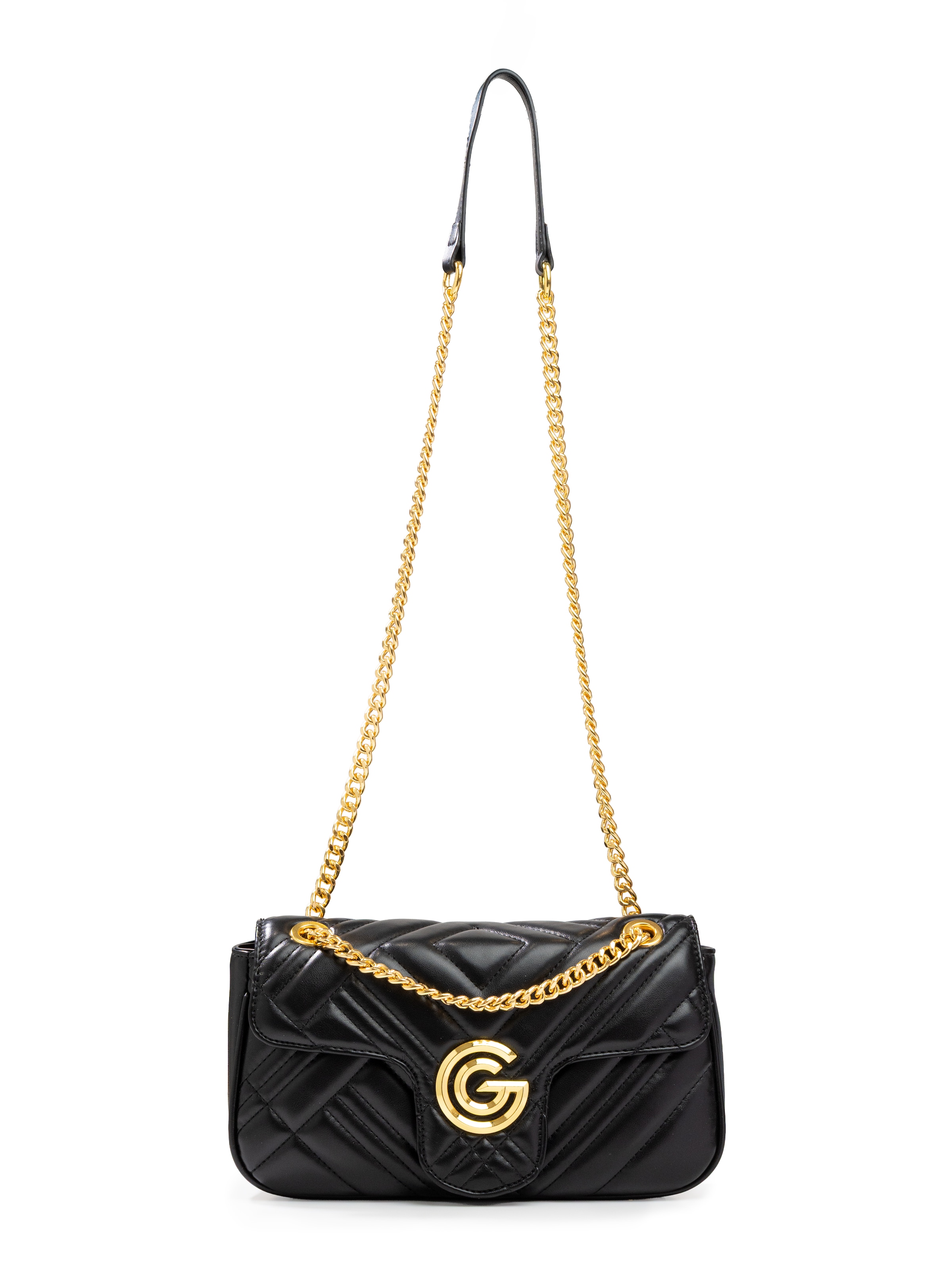 Gabriella GUCCI Umhängetasche »CINDY« Damen Umhängetasche, Handtasche, Tragetasche mit Logoverzierung