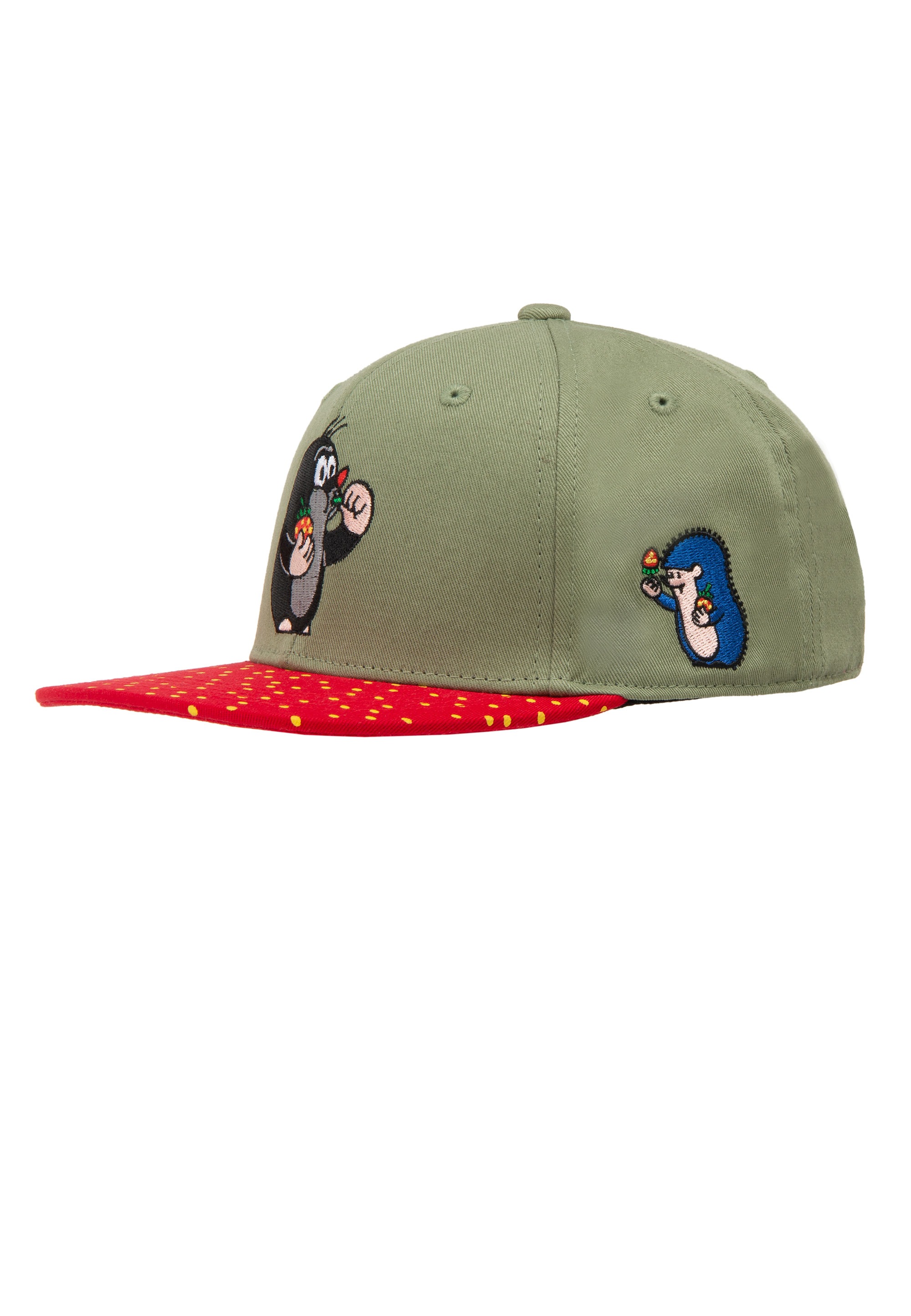 koaa Baseball Cap »Der kleine Maulwurf - Erdbeere«, mit detailreicher Stickerei