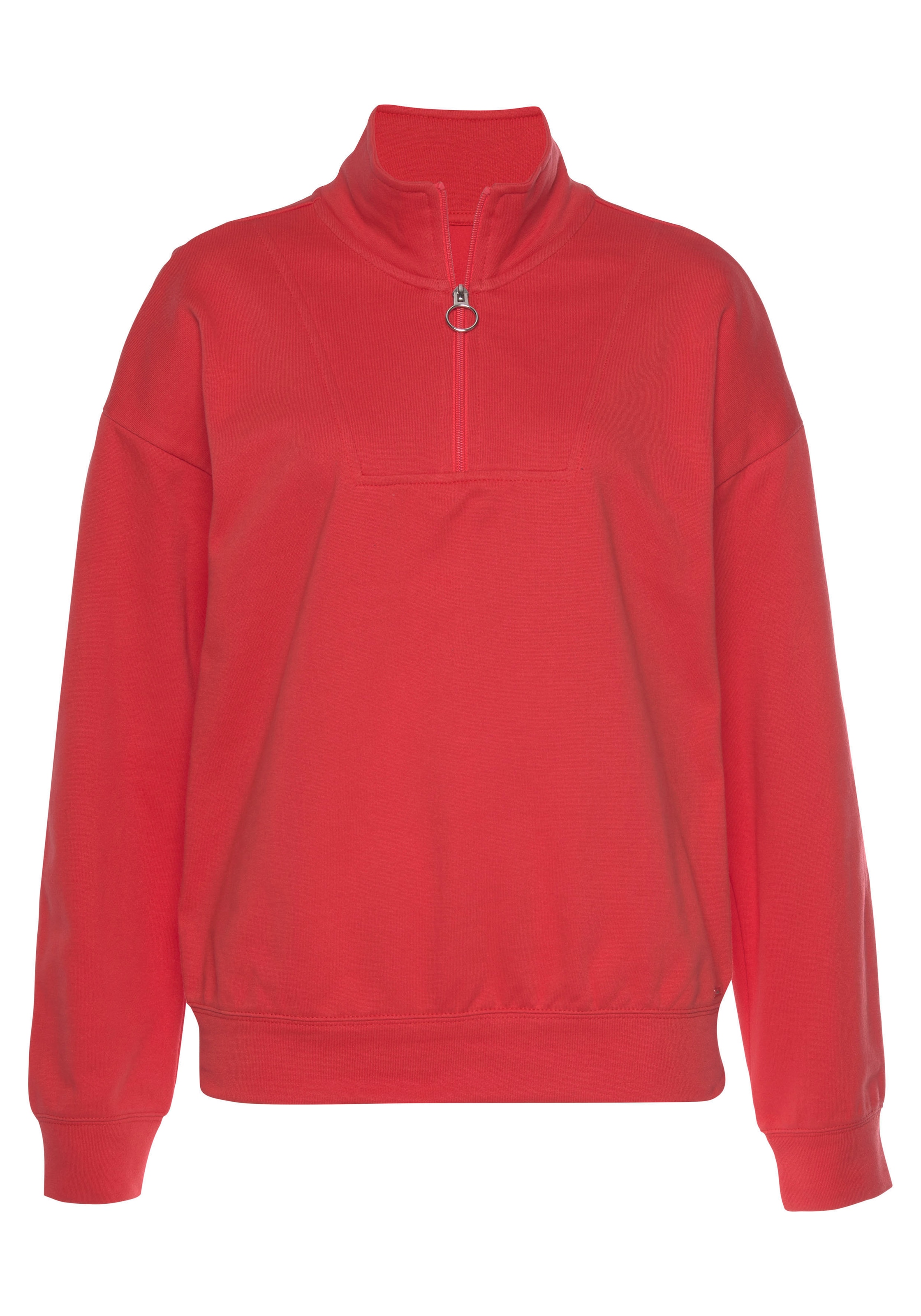 H.I.S Sweatshirt »Troyer mit Stehkragen«, im maritimen Stil, Loungeanzug