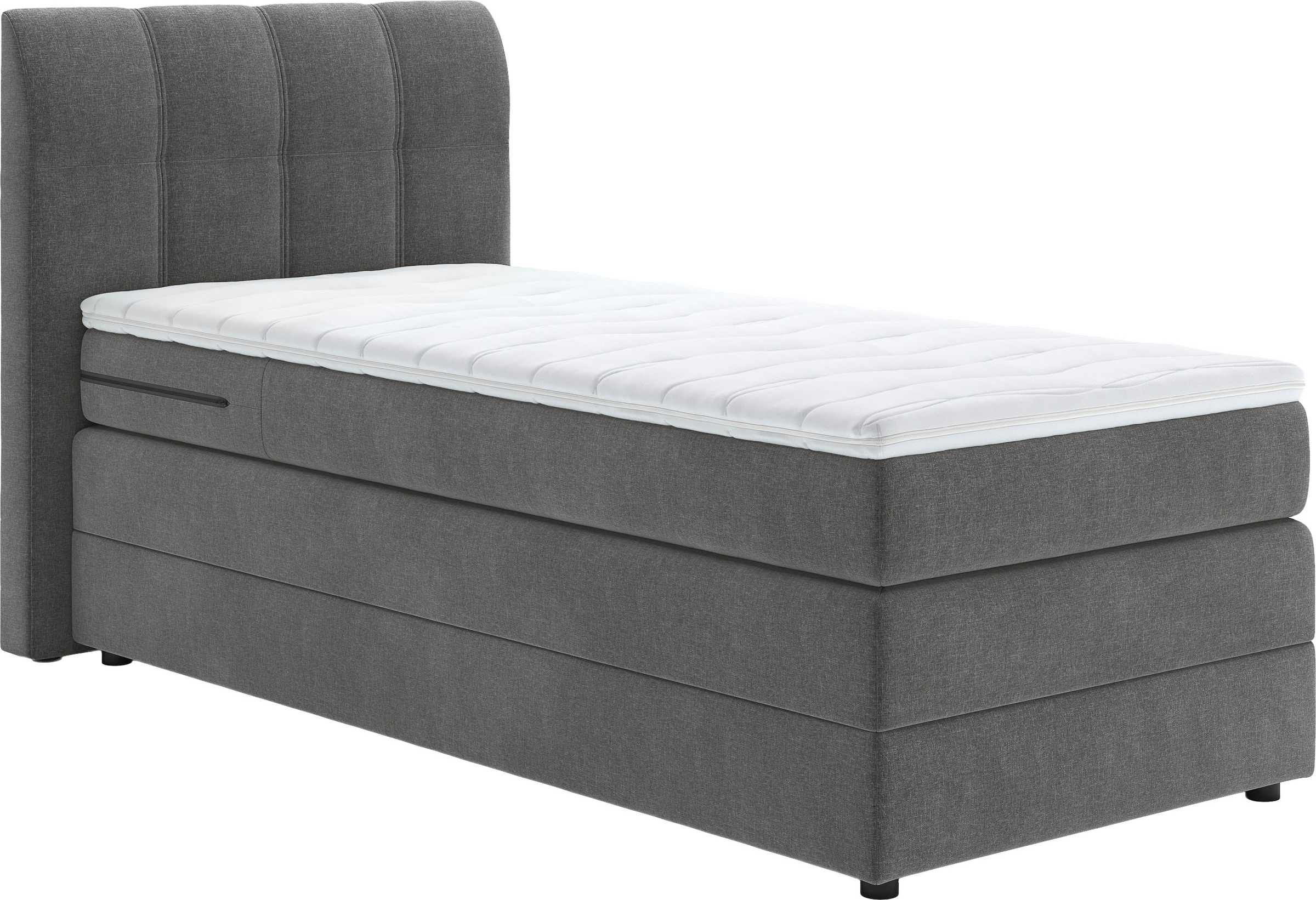 Home affaire Boxspringbett "Finja" besonders komfortable Liegehöhe, mit pra günstig online kaufen