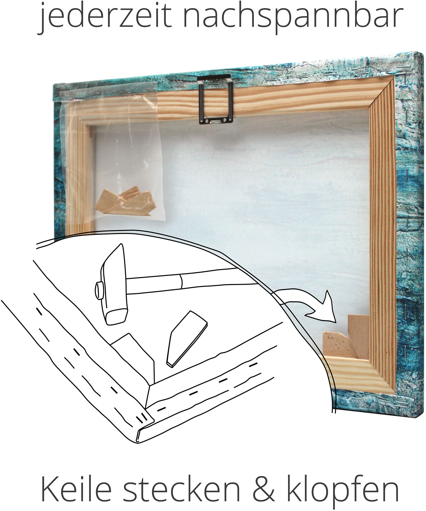 Artland Wandbild »Allein am Strand«, Strandbilder, (1 St.), als Leinwandbild, Poster in verschied. Größen