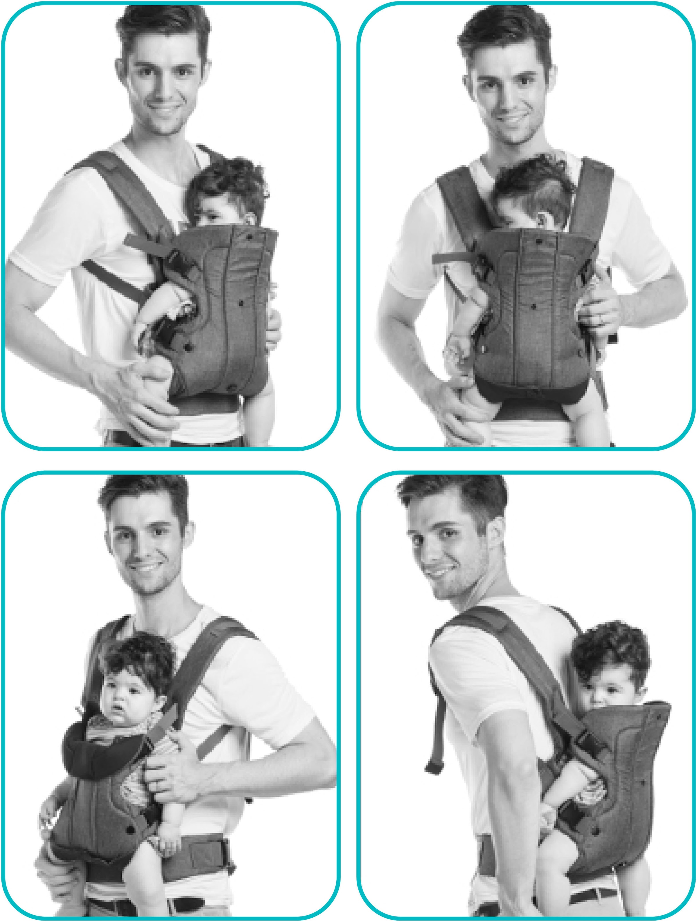 Fillikid Bauchtrage »WALK« bis 15 kg