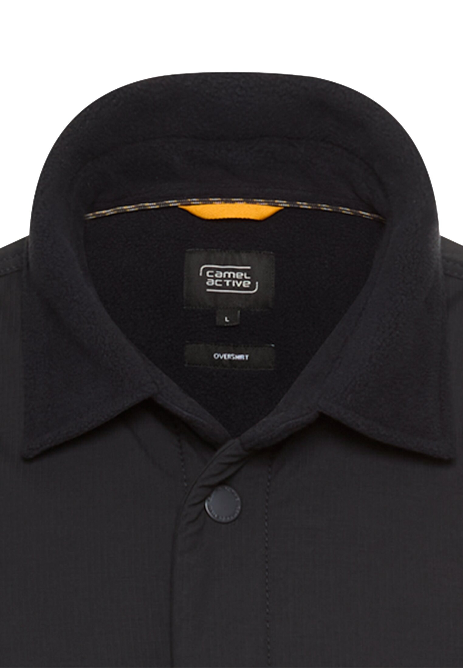 camel active Langarmhemd, mit Logo Stickerei