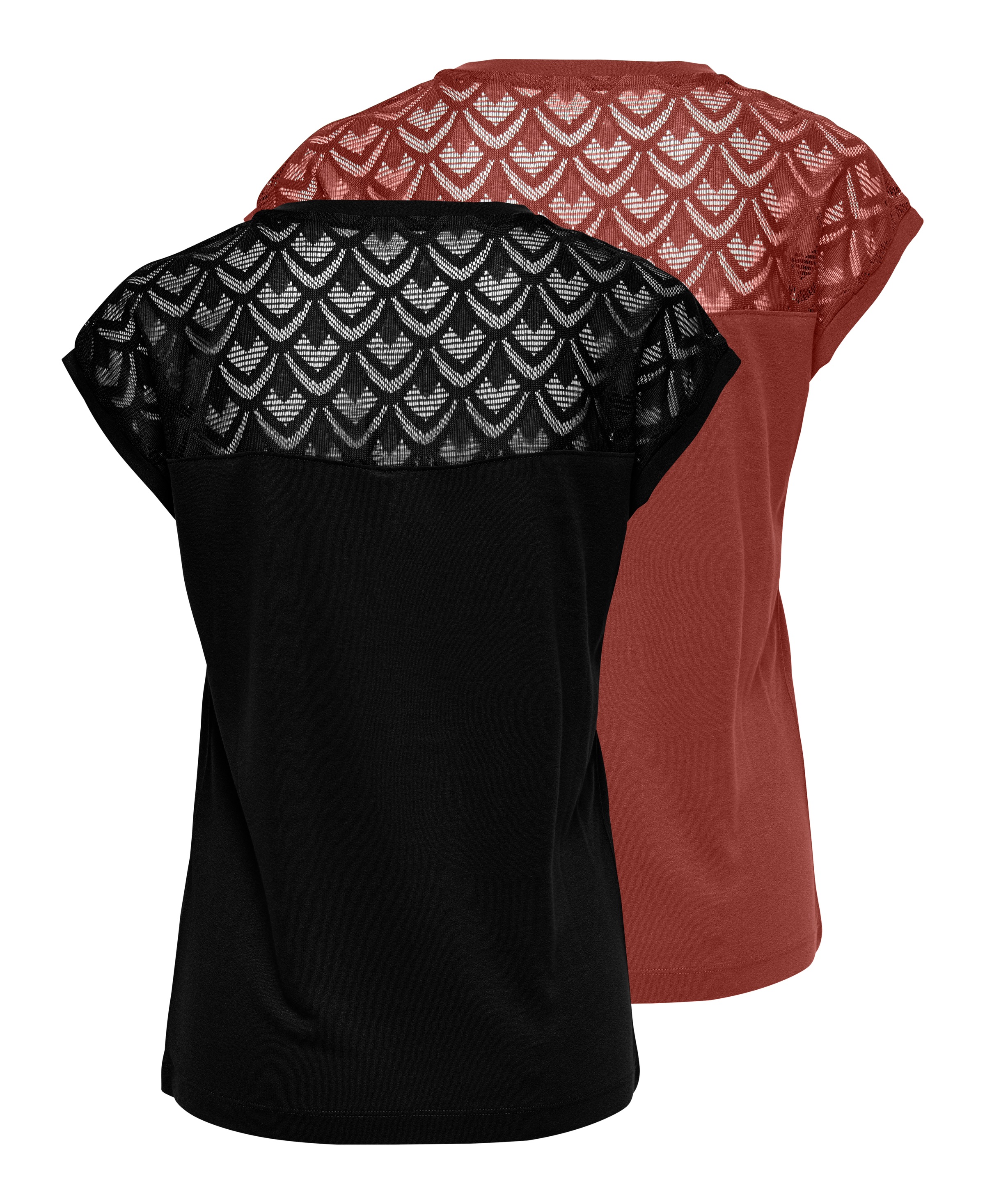 ONLY Kurzarmshirt "ONLNICOLE LIFE S/S MIX TOP 2 PACK CS JRS", (Packung, 2 t günstig online kaufen