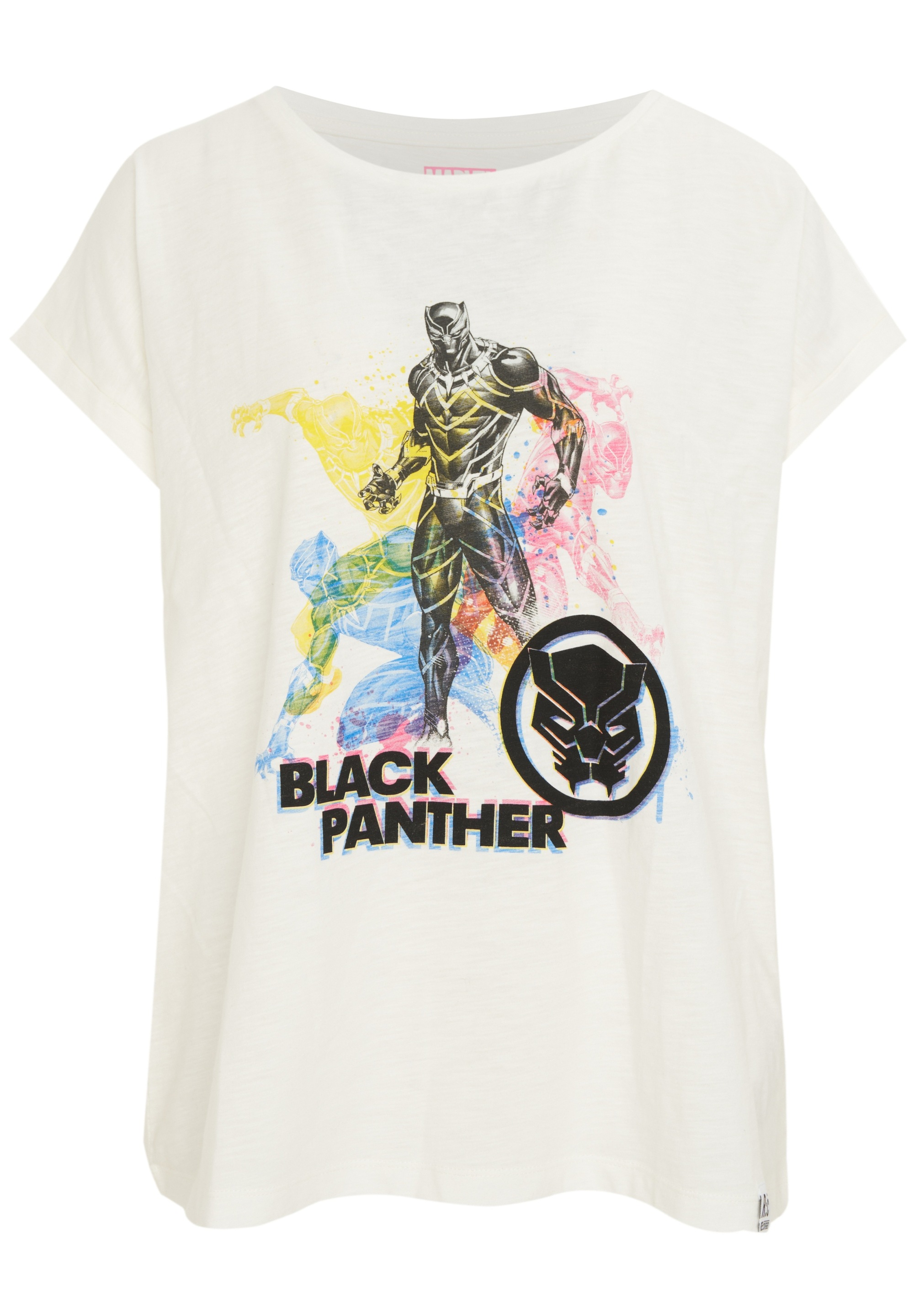 Recovered T-Shirt »Black Panther«, (1 tlg.), mit coolem Black Panther-Print