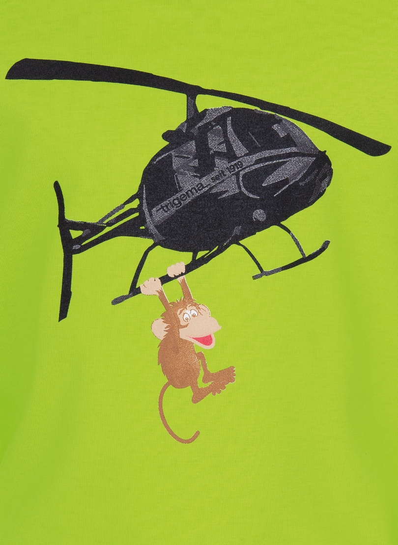 BAUR | Langarm-Shirt bestellen T-Shirt »TRIGEMA Lustiges Hubschrauber-Druck« mit Trigema