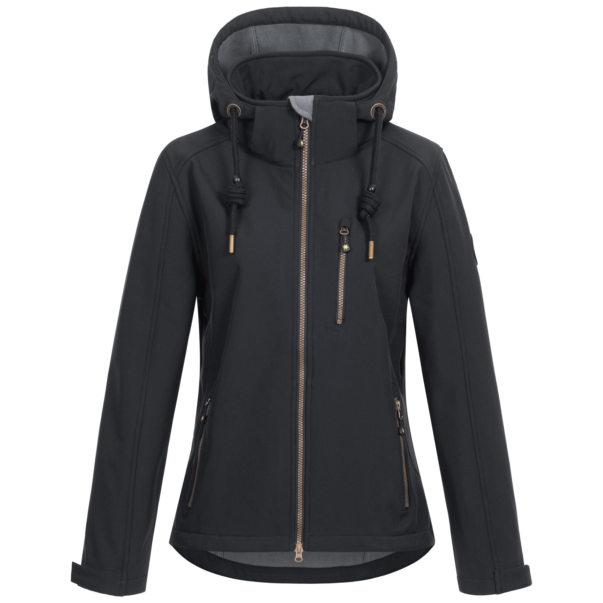 Softshelljacke »PEAK CREEK WOMEN«, mit abnehmbarer Kapuze